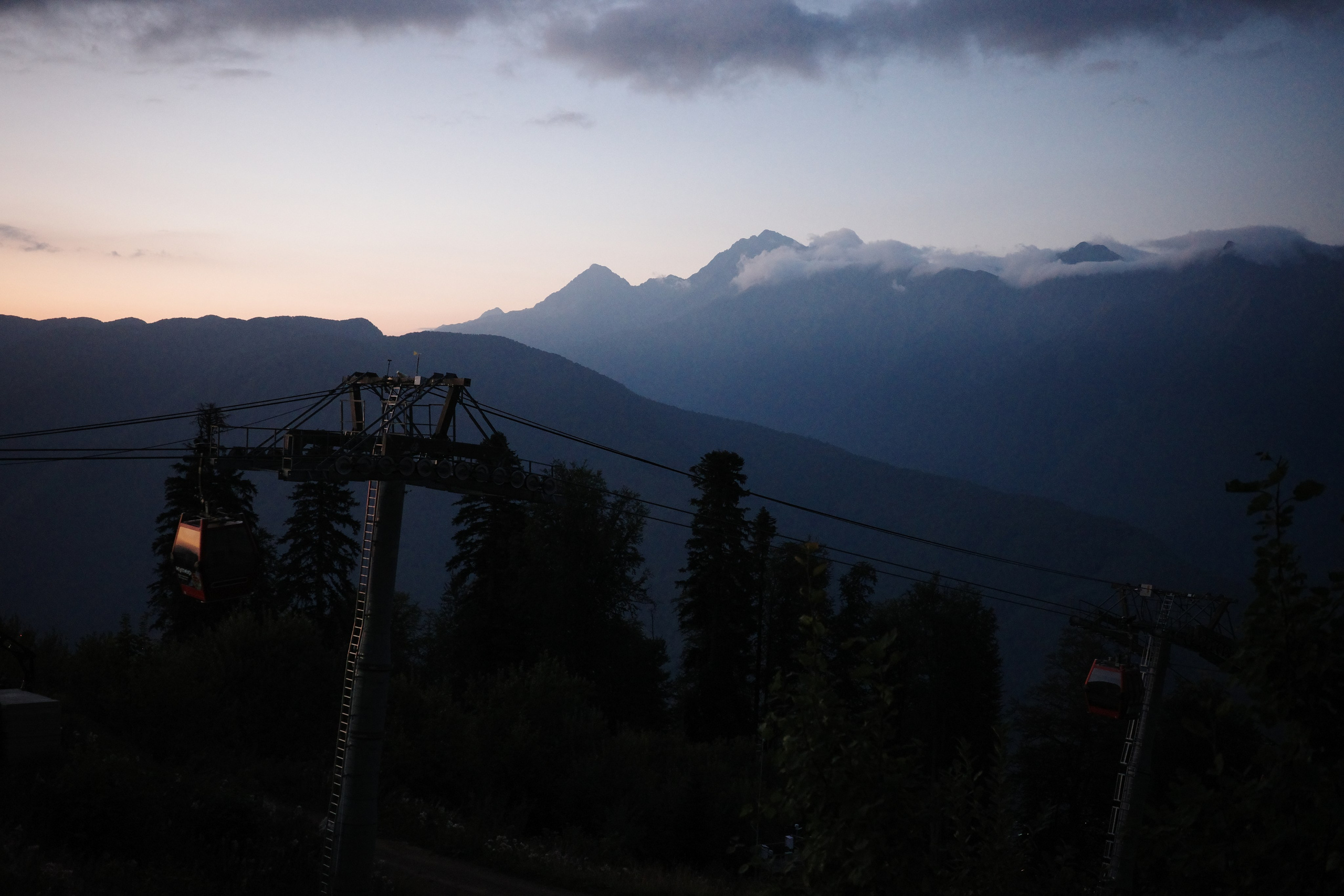 А стемнело практически моментально