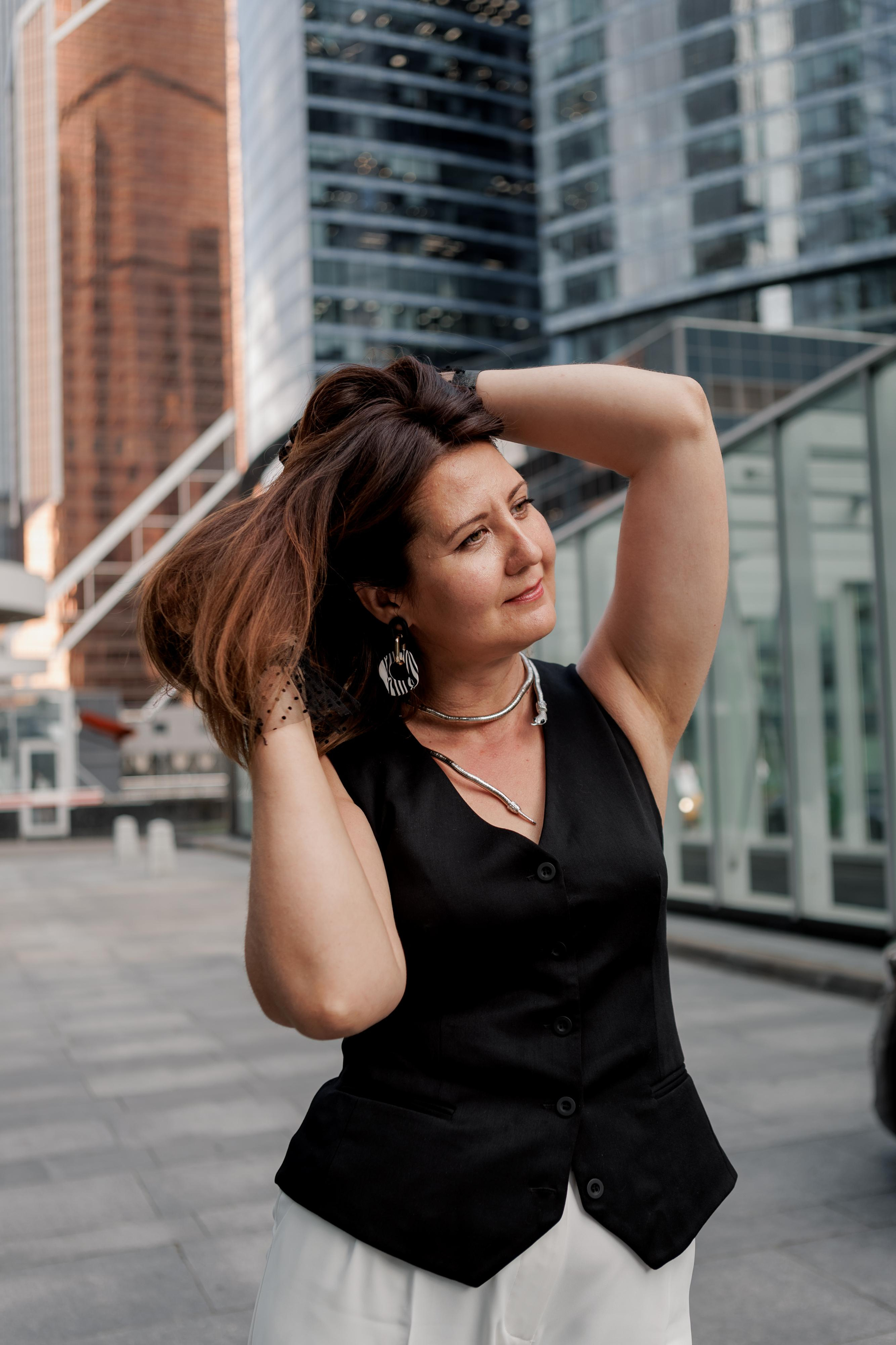 фотопрогулка девушки в Москве