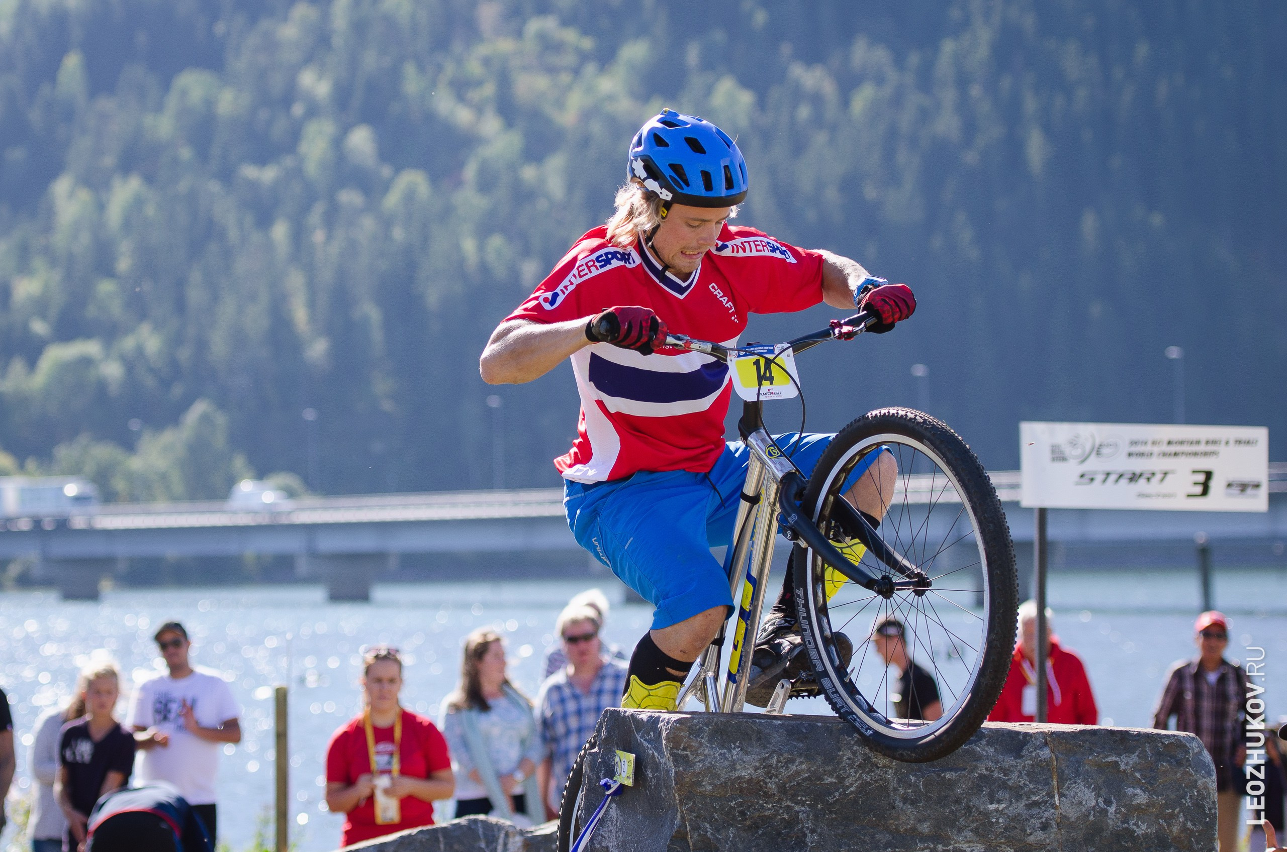 UCI Trials World Championships 2014. Sports photographer Leonid Zhukov