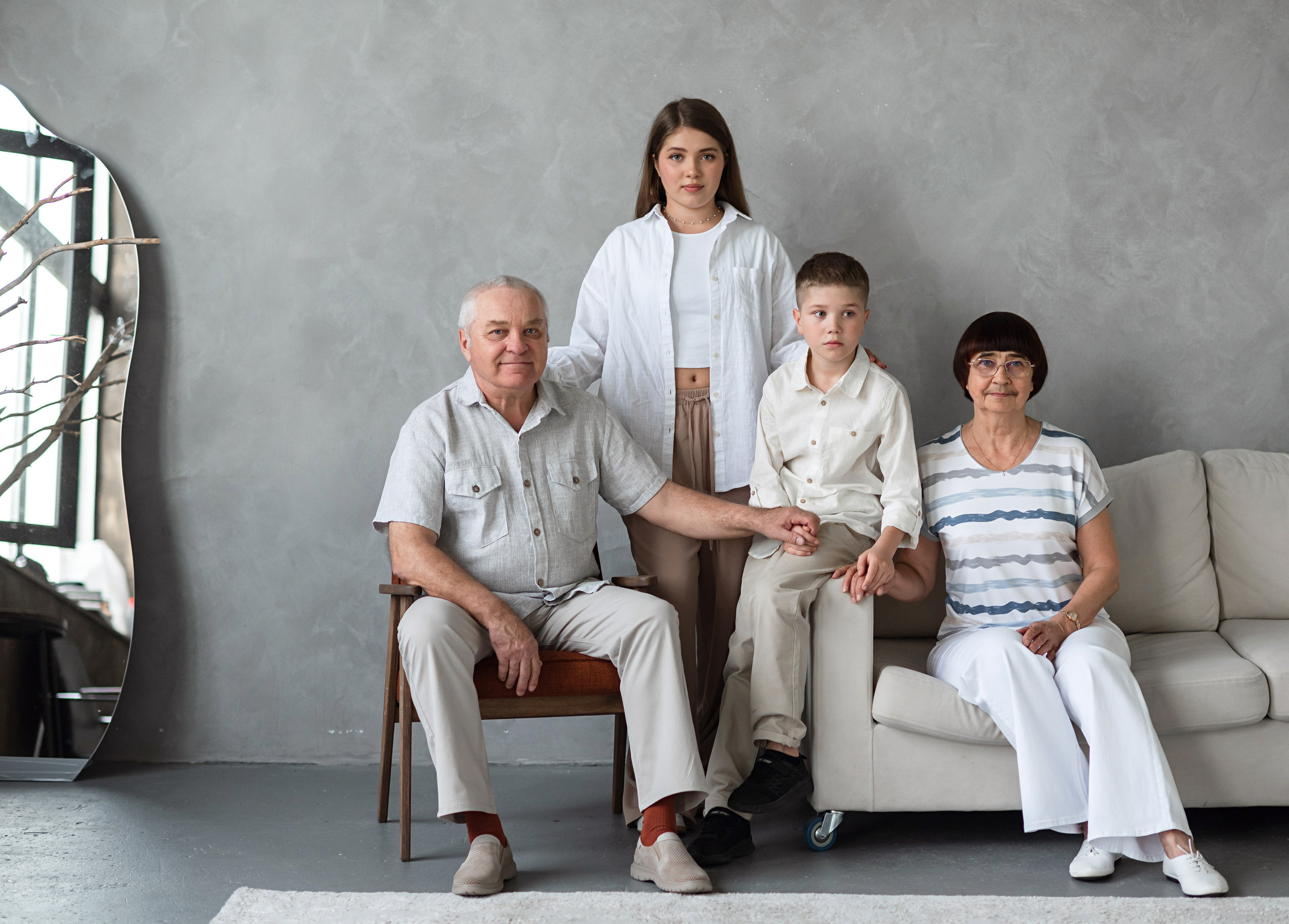 Большая семья. Фотограф новорождённых детский фотограф Сыктывкар Наталья Линдт