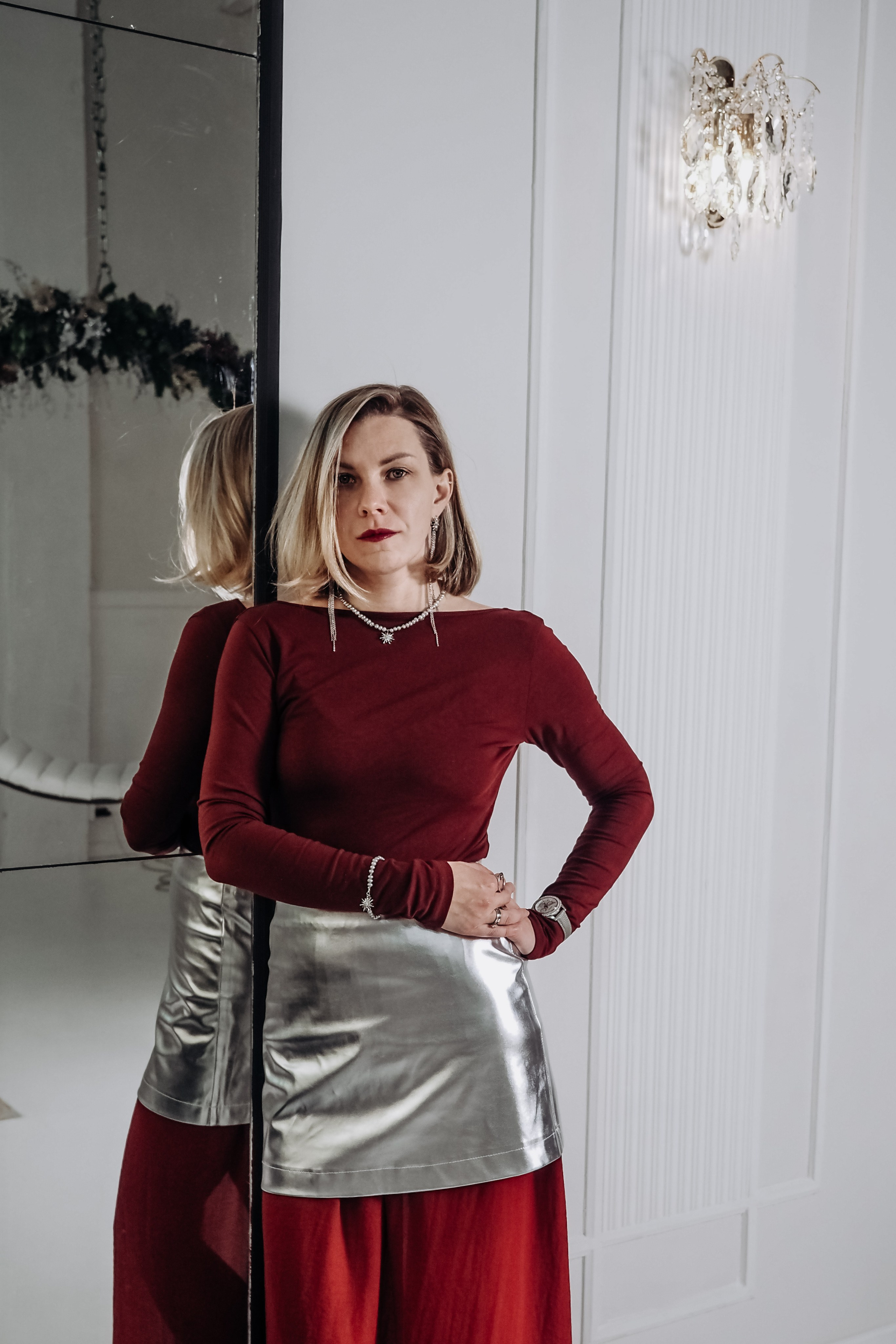 Новогодний образ для съемки в журнале. Стилист Елена Михайлова | стиль & архетипы