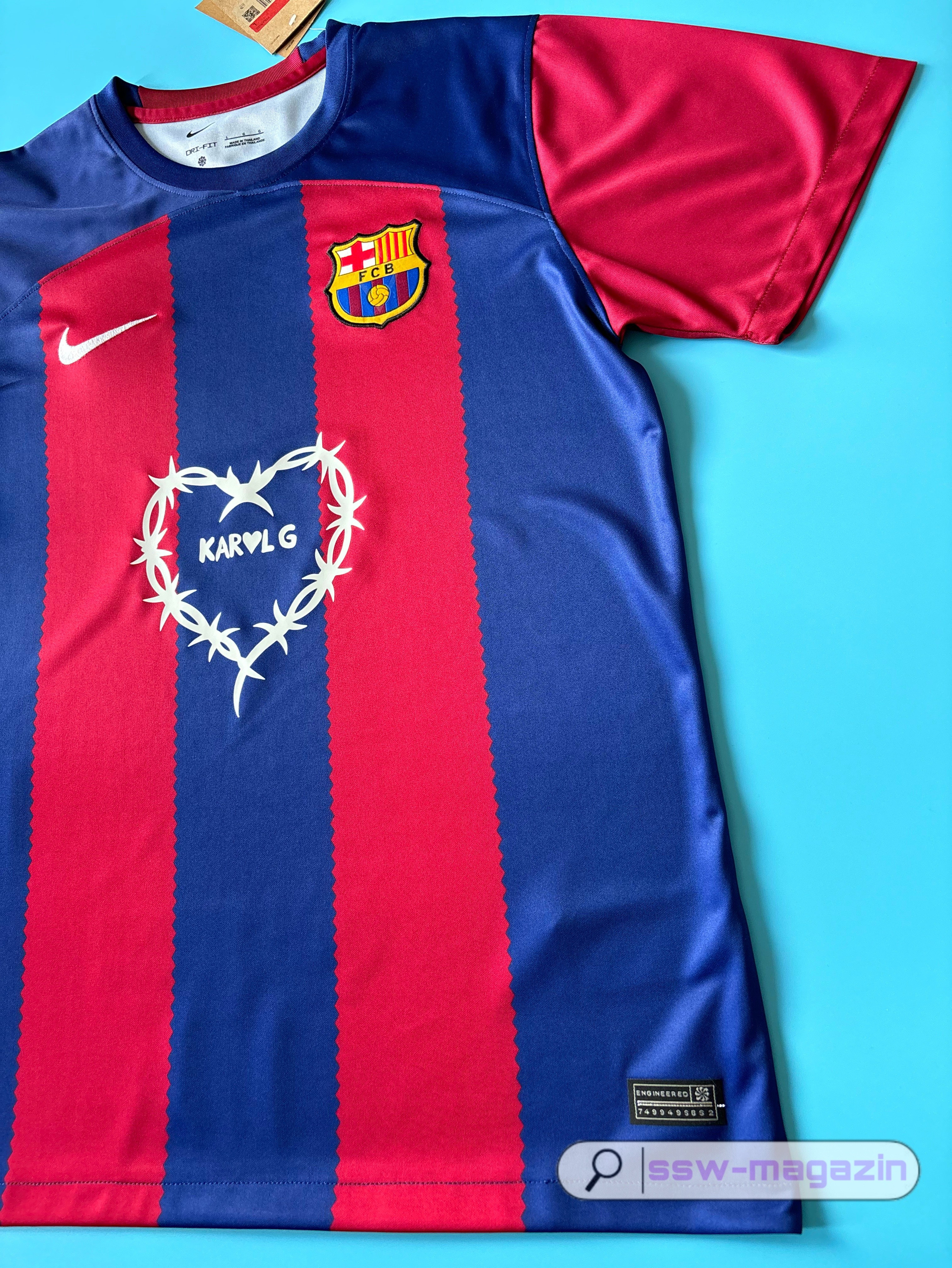 Купить футболку Barcelona Carol G 2024. Футбольный магазин — ssw_magazin