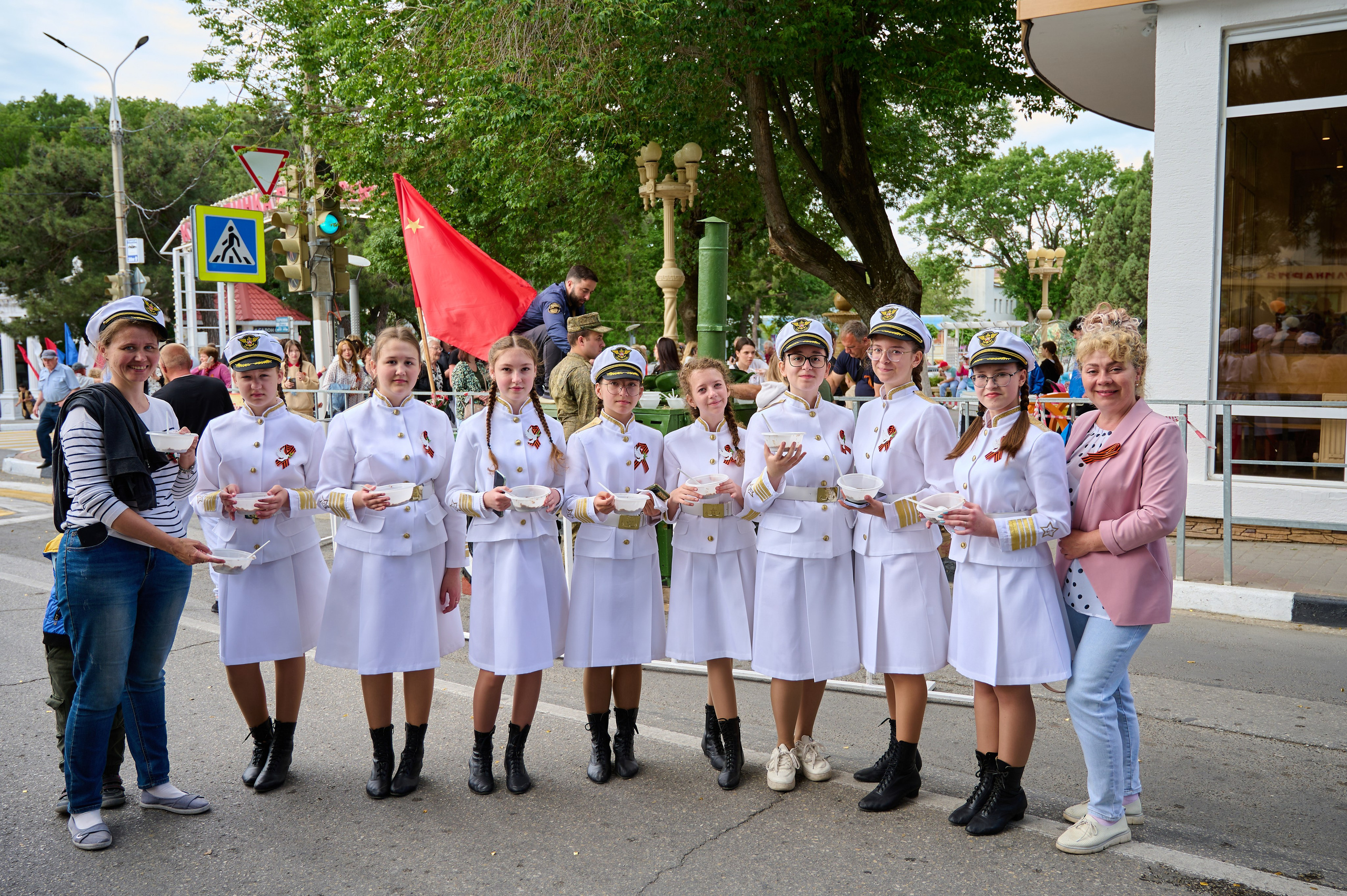 Митинг 9 мая. Жизнь курорта Кабардинка в фотографиях