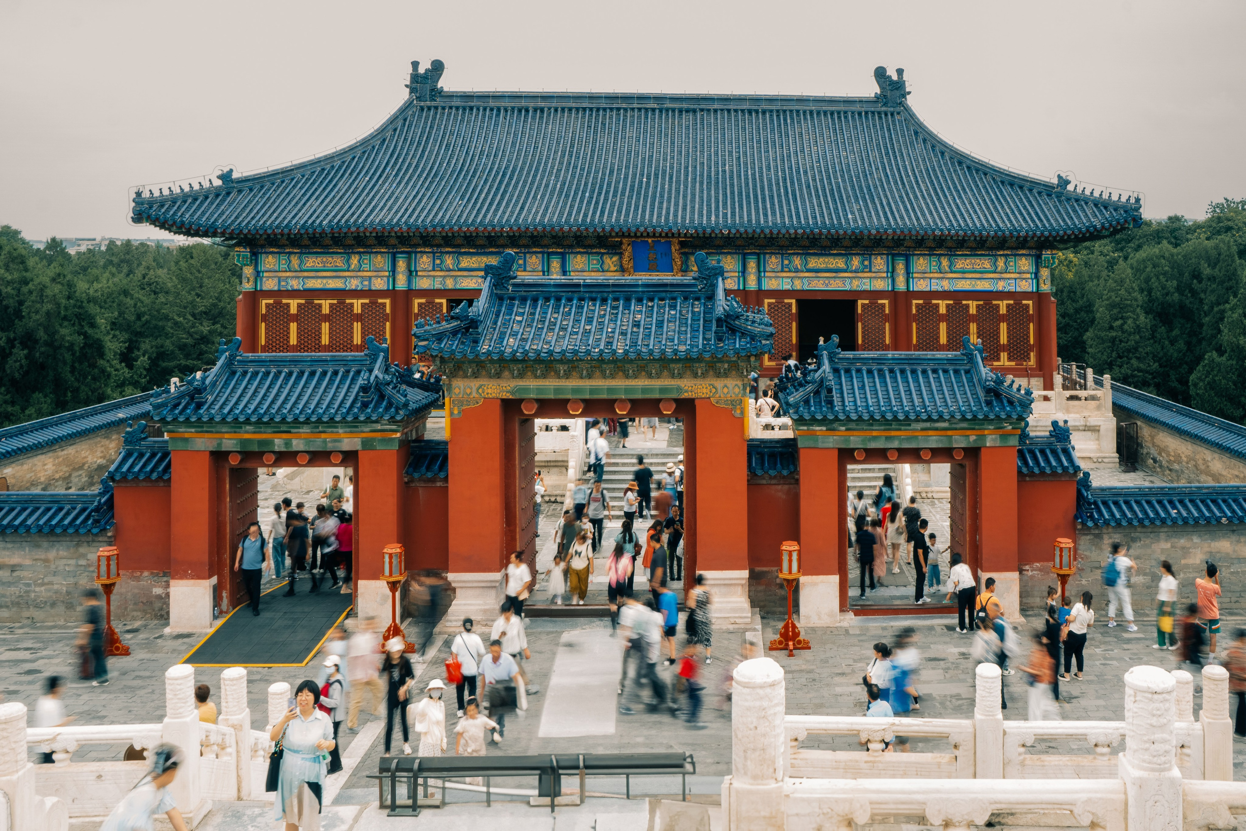 Фотограф в Пекине, в Китае