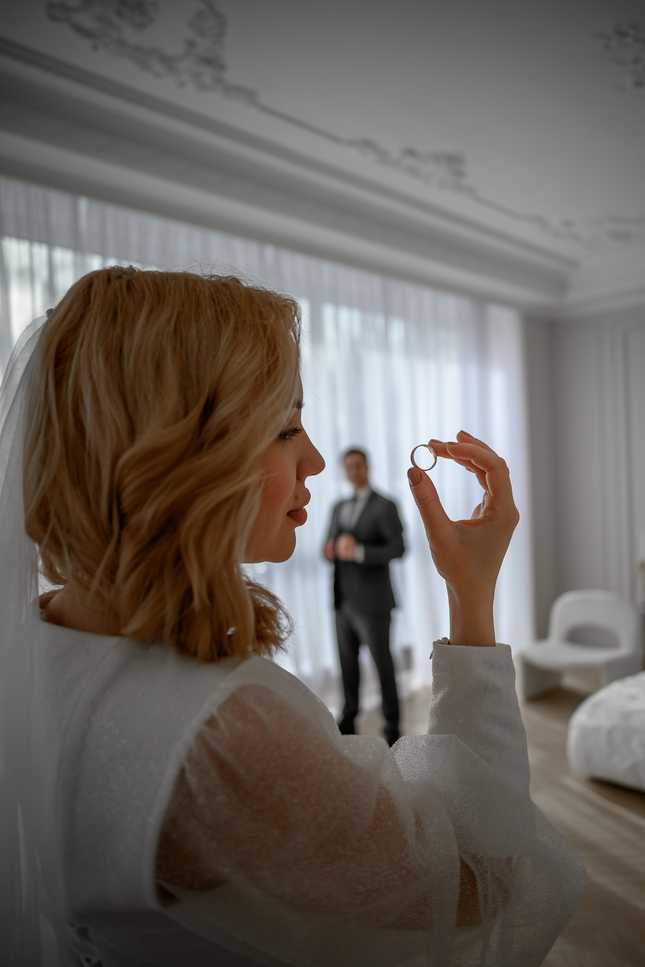 Свадебная фотосессия в студии. Юлия Басня семейный и свадебный фотограф в Донецке