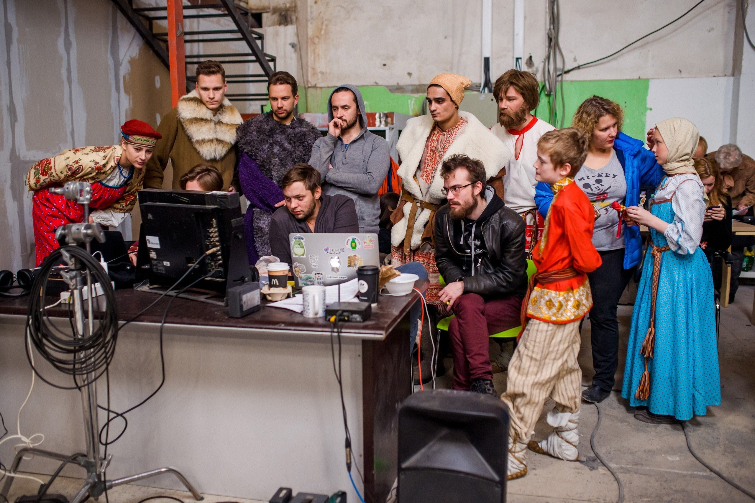 Backstage — Рождественская история. Репортажный фотограф в Москве Измалков Артем