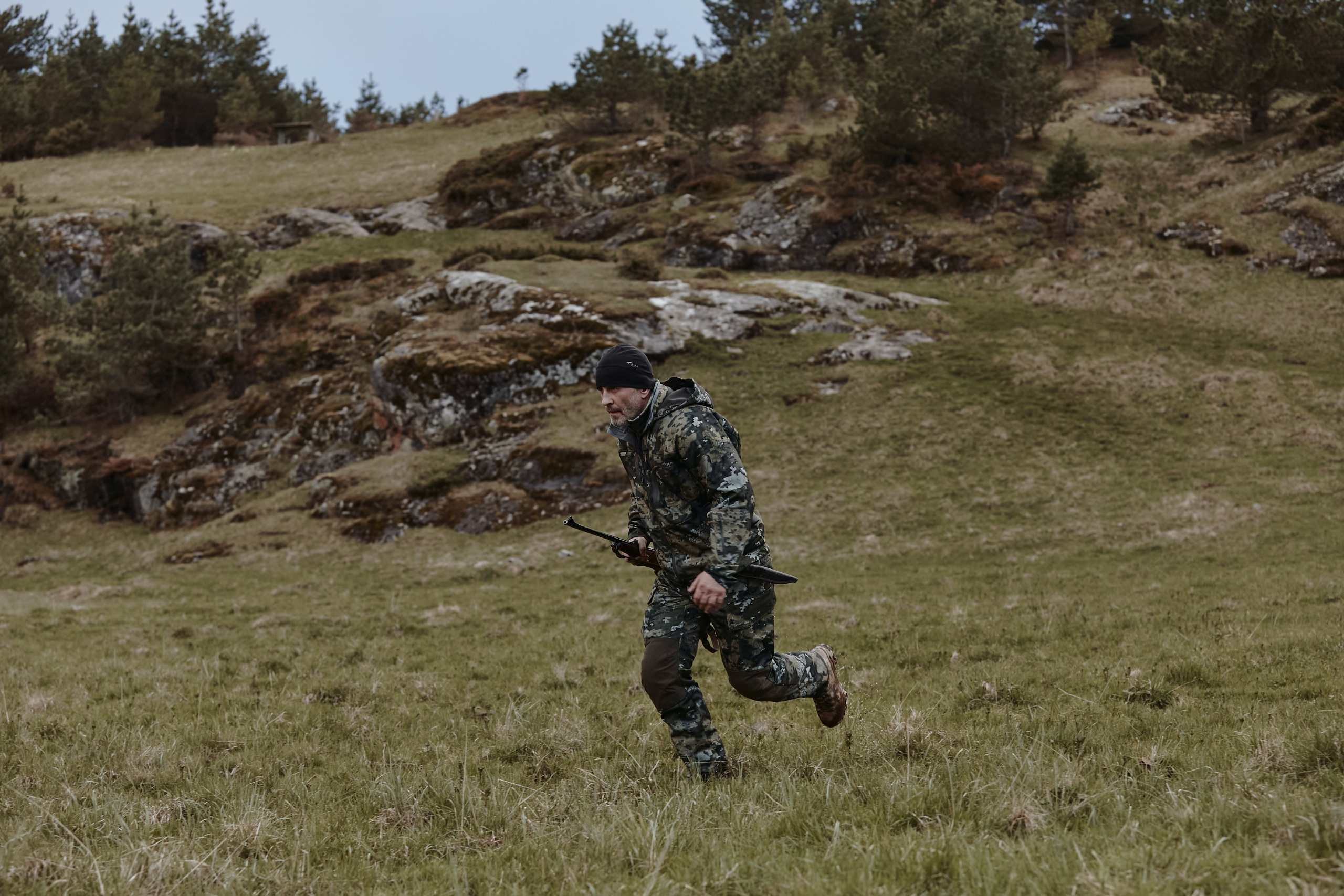 Съемка для бренда охотничьей одежды под ключ. Фотограф Продюсер в горах КБР / Москва Нальчик Горы