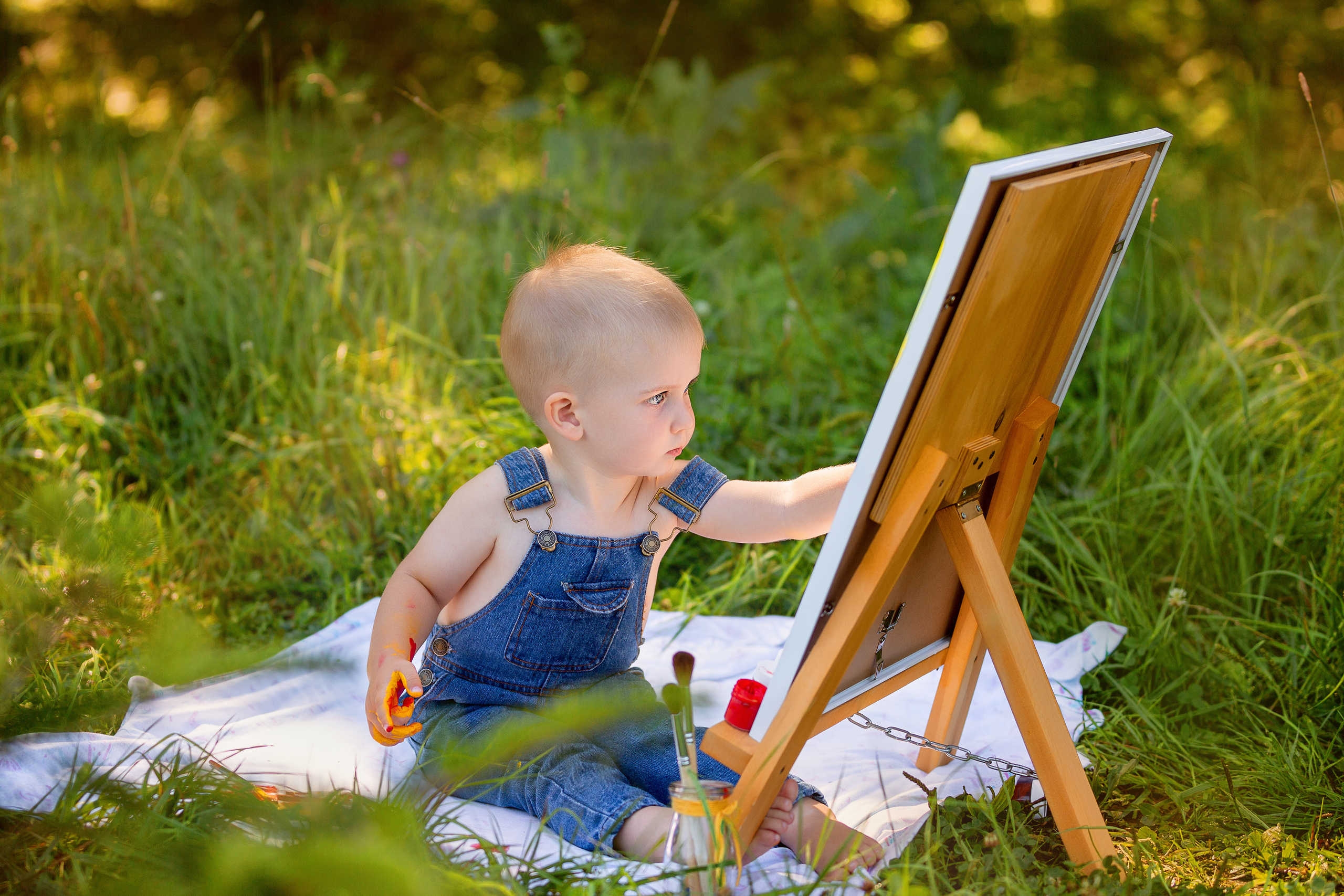 Маленький художник. Стильный выпускной альбом Владивосток фотограф Вероника Мигачева