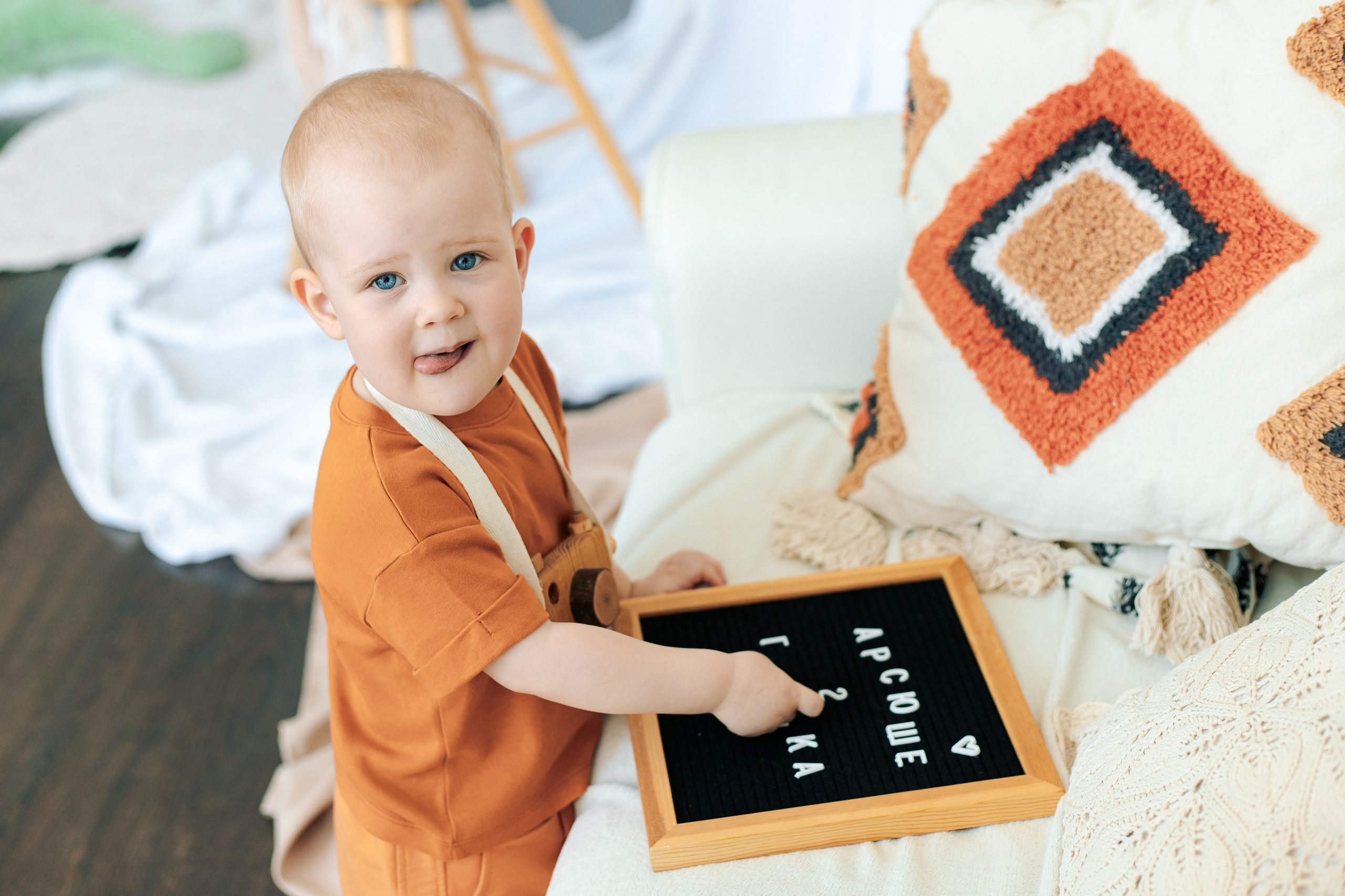 Фотосессия для малыша в студии 2 года. Фотограф в Санкт-Петербурге, Анна Скворцова