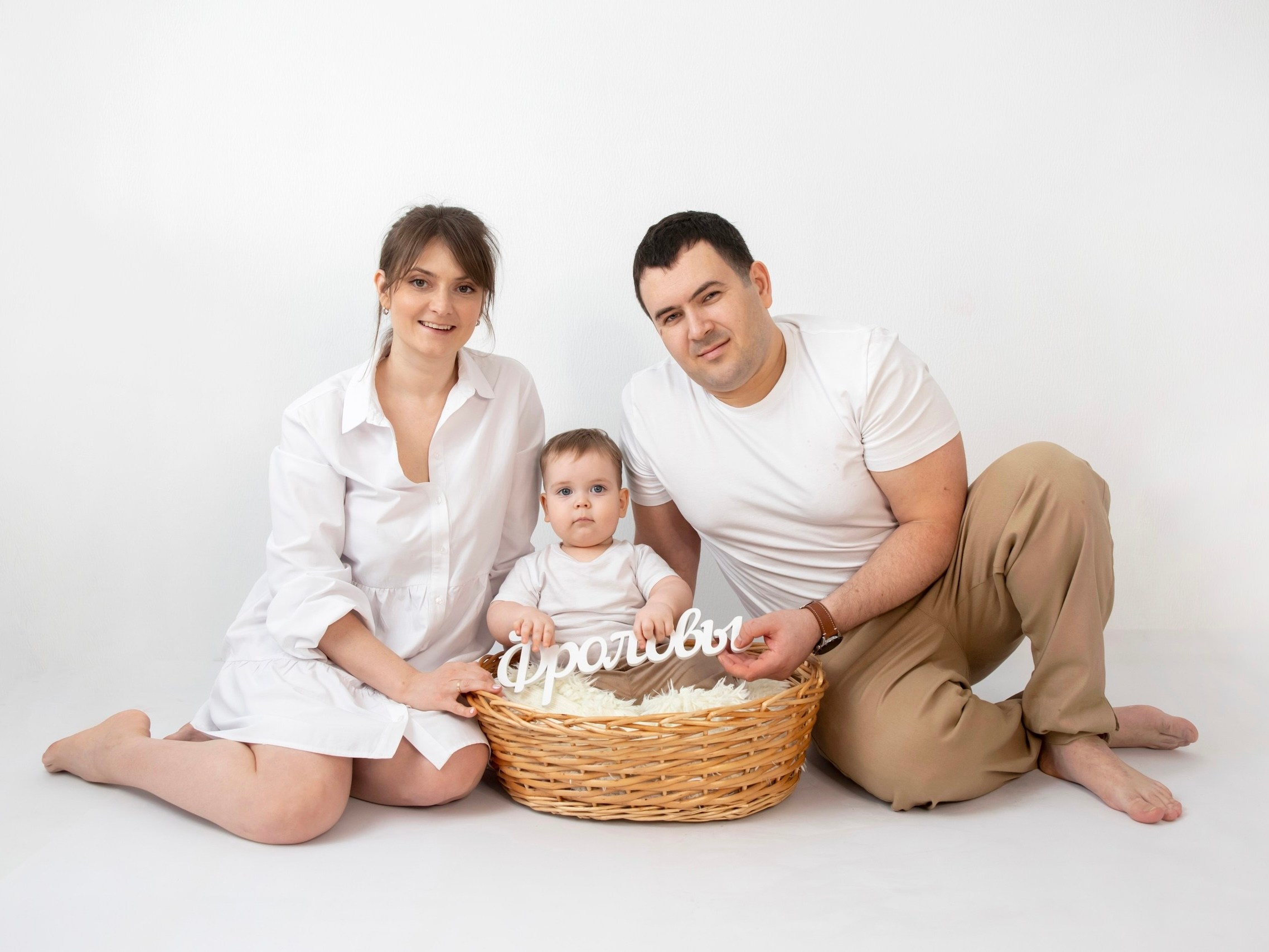 Фотосессия на один год. Фотокрошка — детская фотостудия в Новосибирске