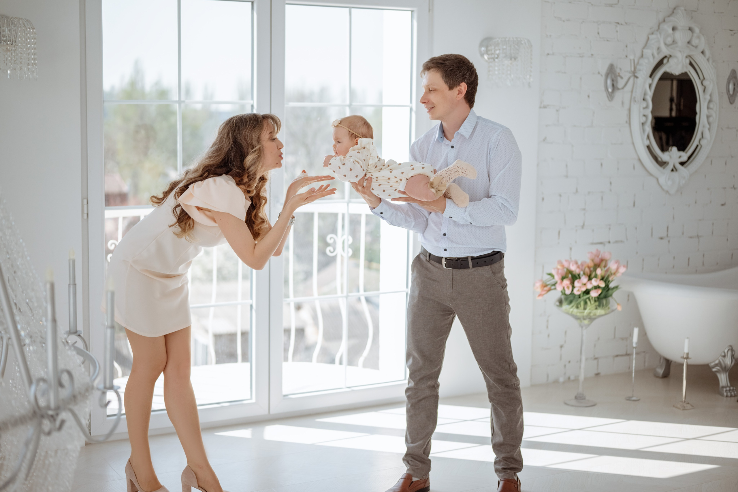 Детская фотосессия в фотостудии. Юлия Басня семейный и свадебный фотограф в Донецке