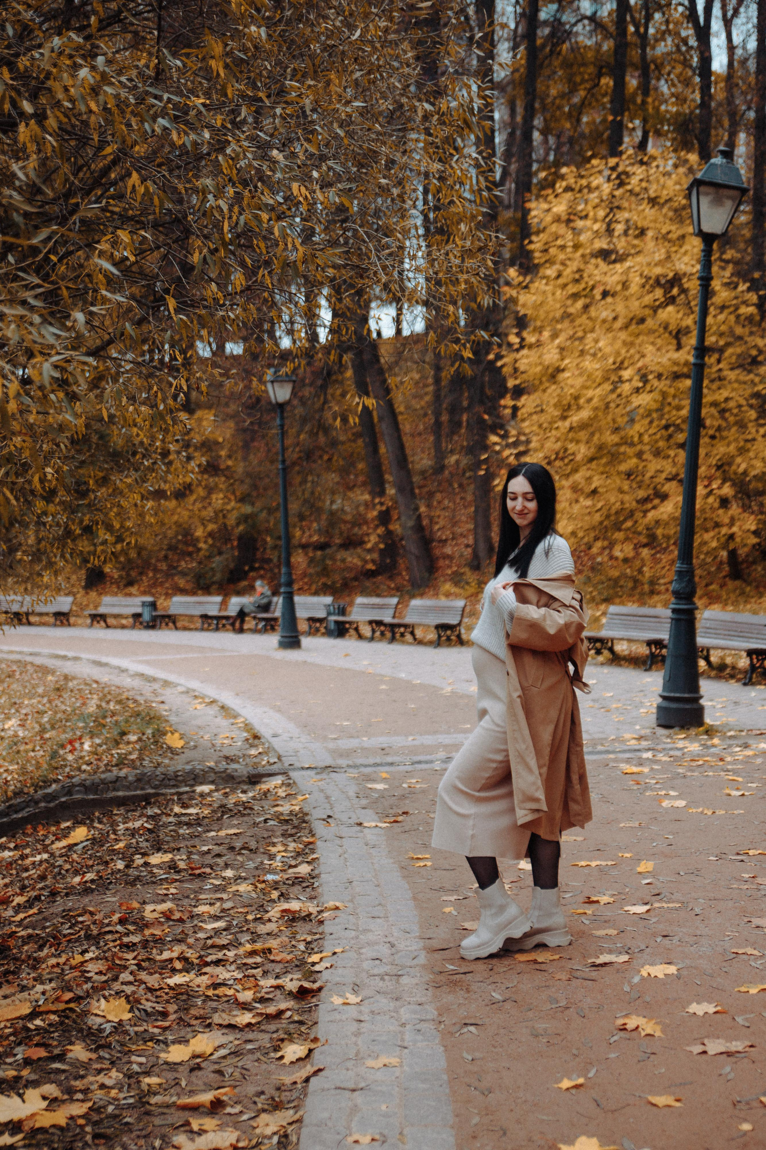 Осенняя прогулка Иры и Сережи. Фотосессия беременности. Фотограф в Москве Татьяна Драгунова