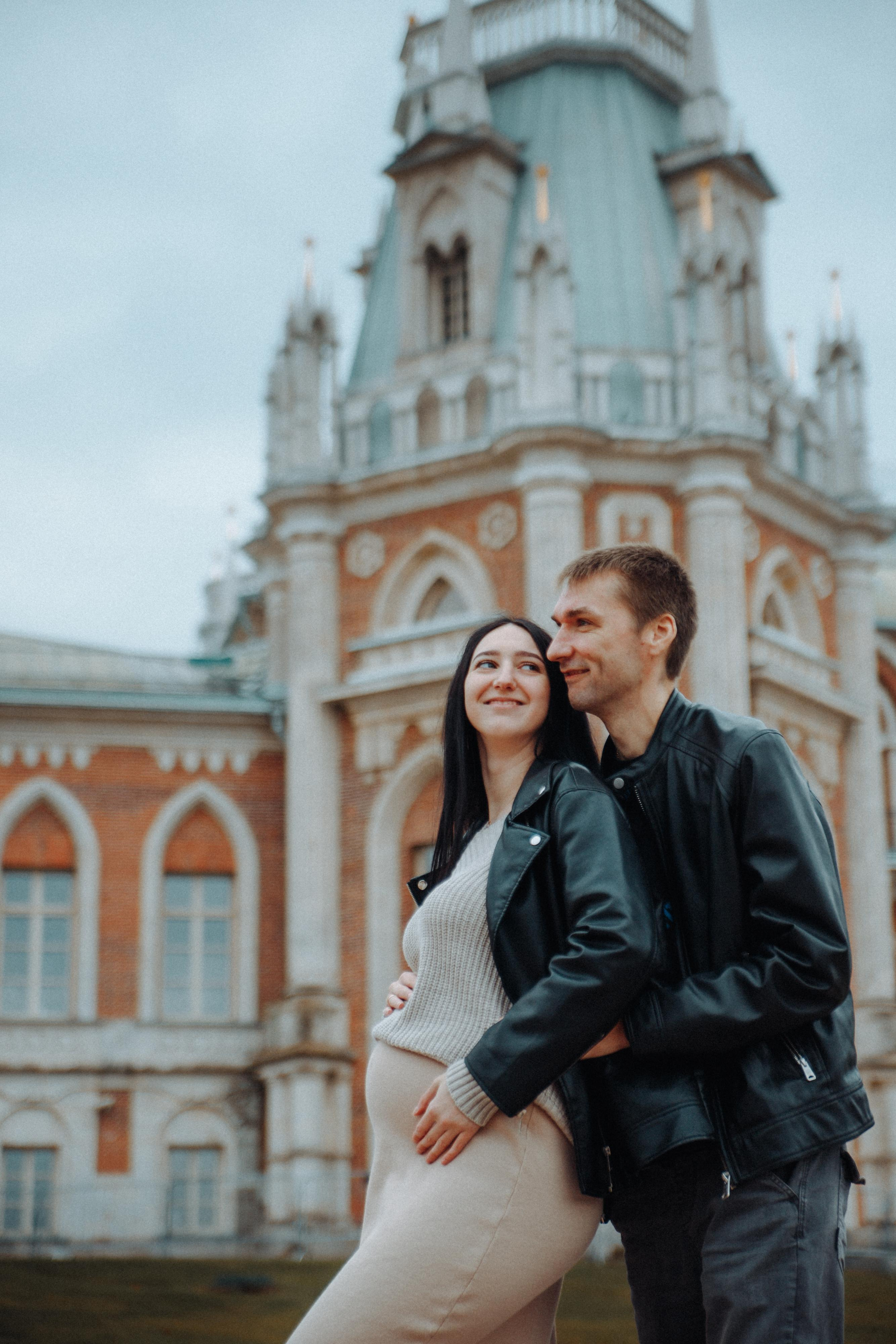Осенняя прогулка Иры и Сережи. Фотосессия беременности. Фотограф в Москве Татьяна Драгунова