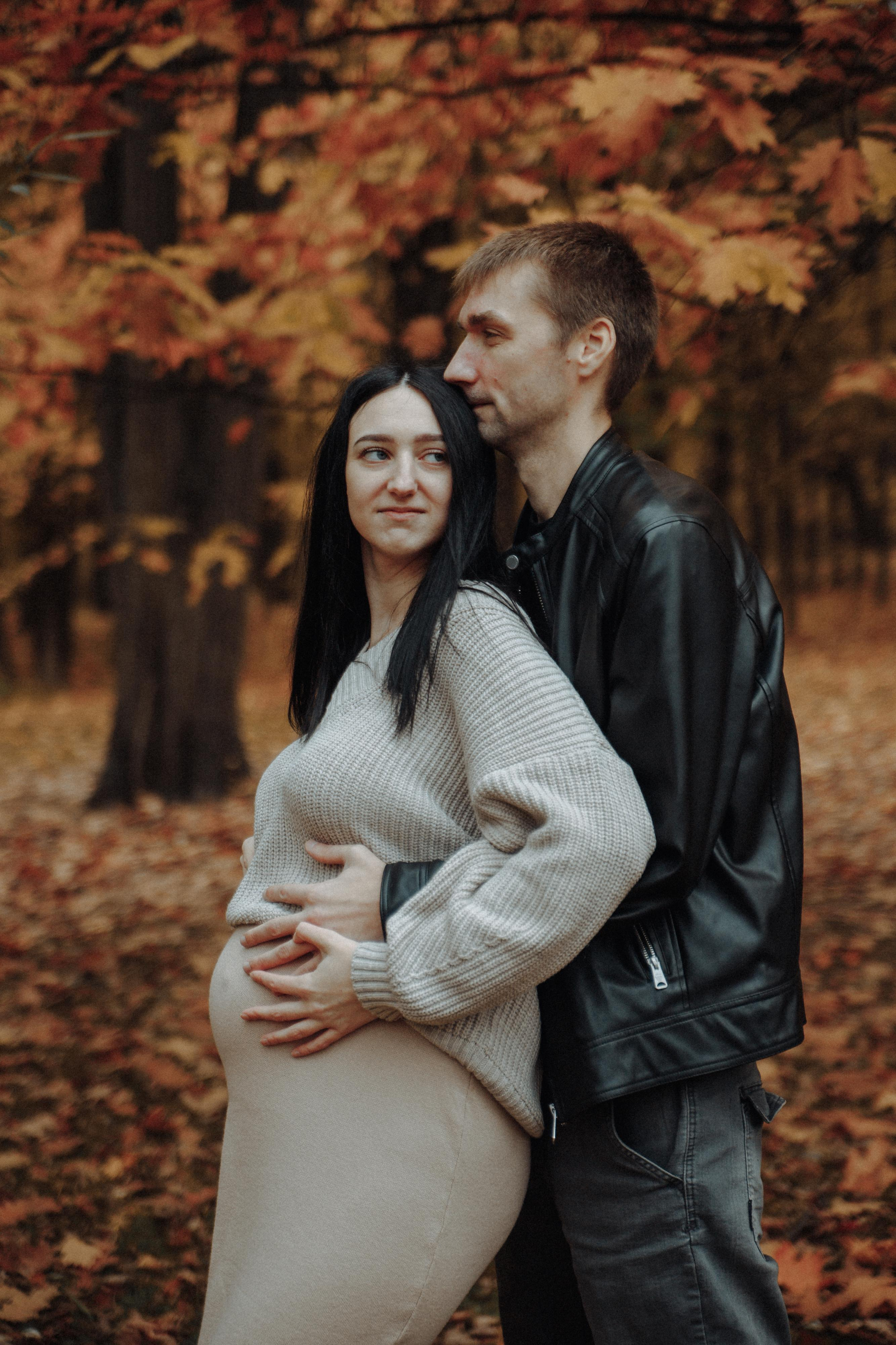 Осенняя прогулка Иры и Сережи. Фотосессия беременности. Фотограф в Москве Татьяна Драгунова