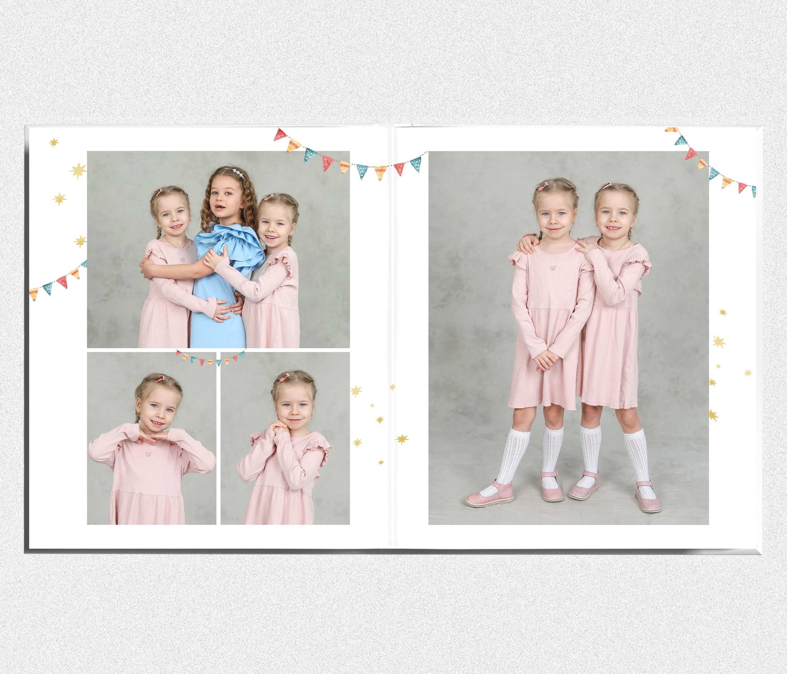 Фотокнига "Майн" для выпускника детского сада. Выпускные альбомы в Тюмени для школ, садов, вузов спортивных секций