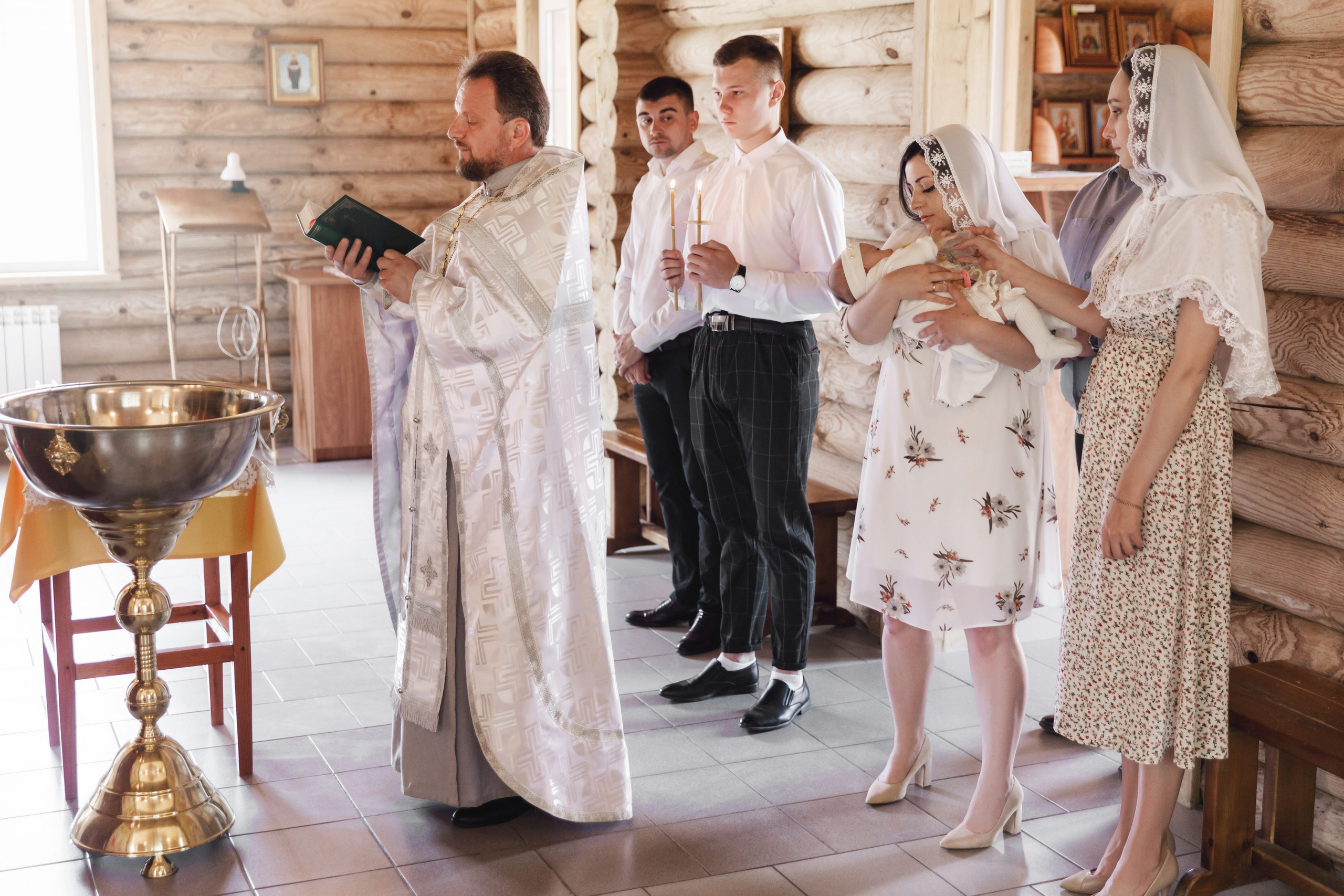 Фотосъемка церемонии крещения