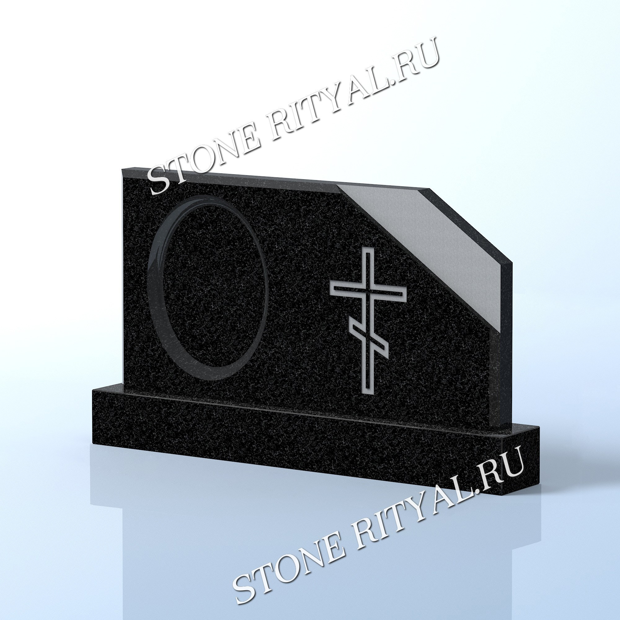 Горизонтальные памятники. Изготовление и установка памятников в Москве и МО