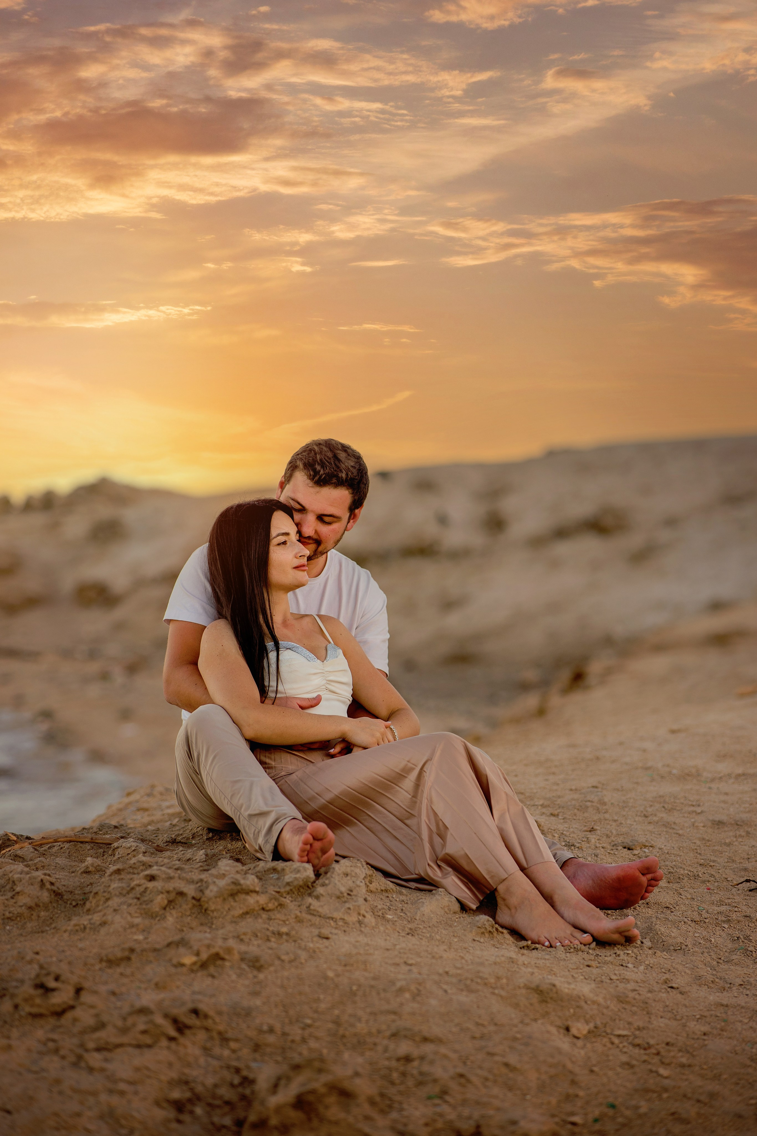 Фотосессия на диком пляже. Фотограф в Египте, Хургаде, Луксоре, Сафаге. Фотограф по всему миру