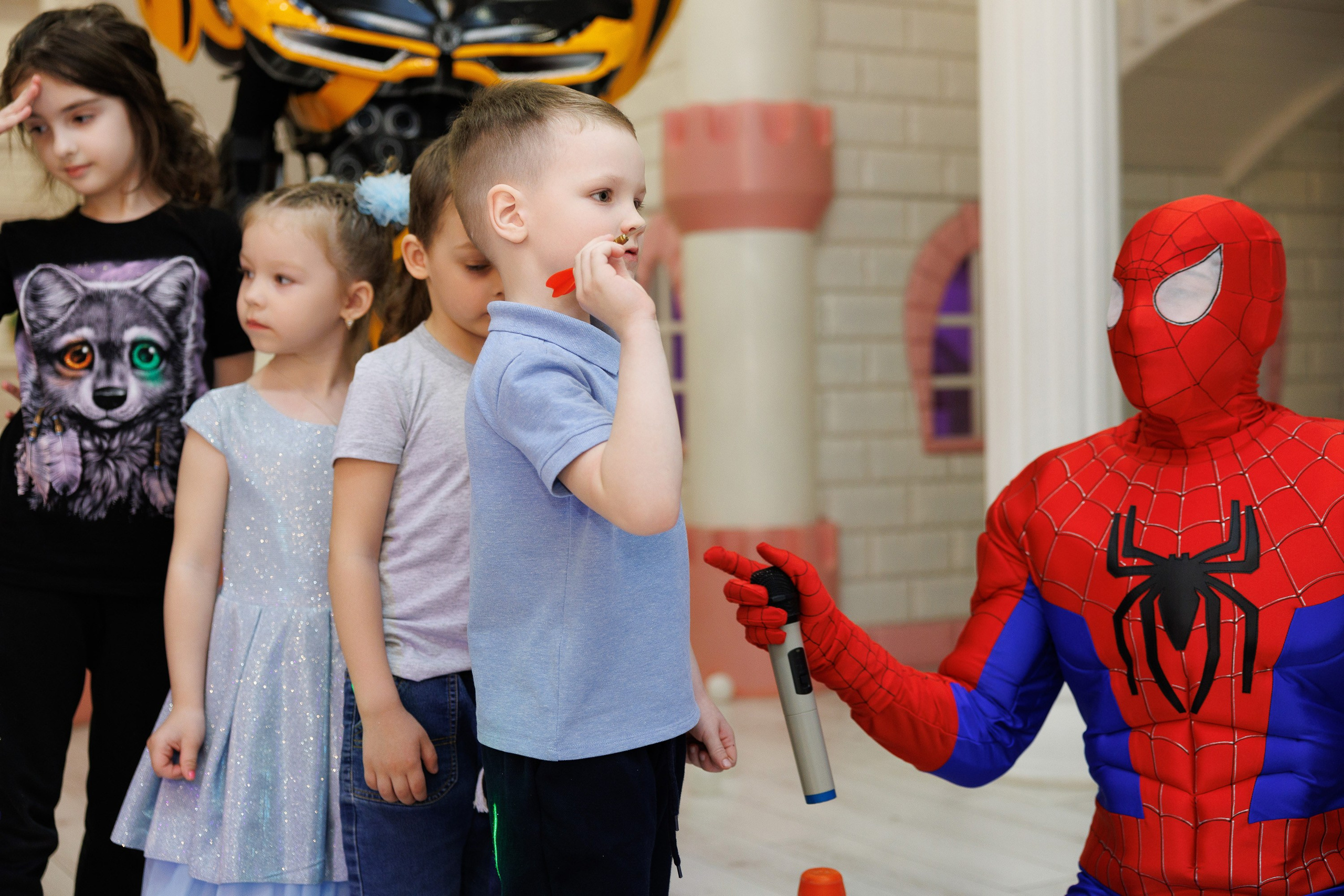 Детский день рождения в студии «Ромашка» в Оренбурге — Трансформеры