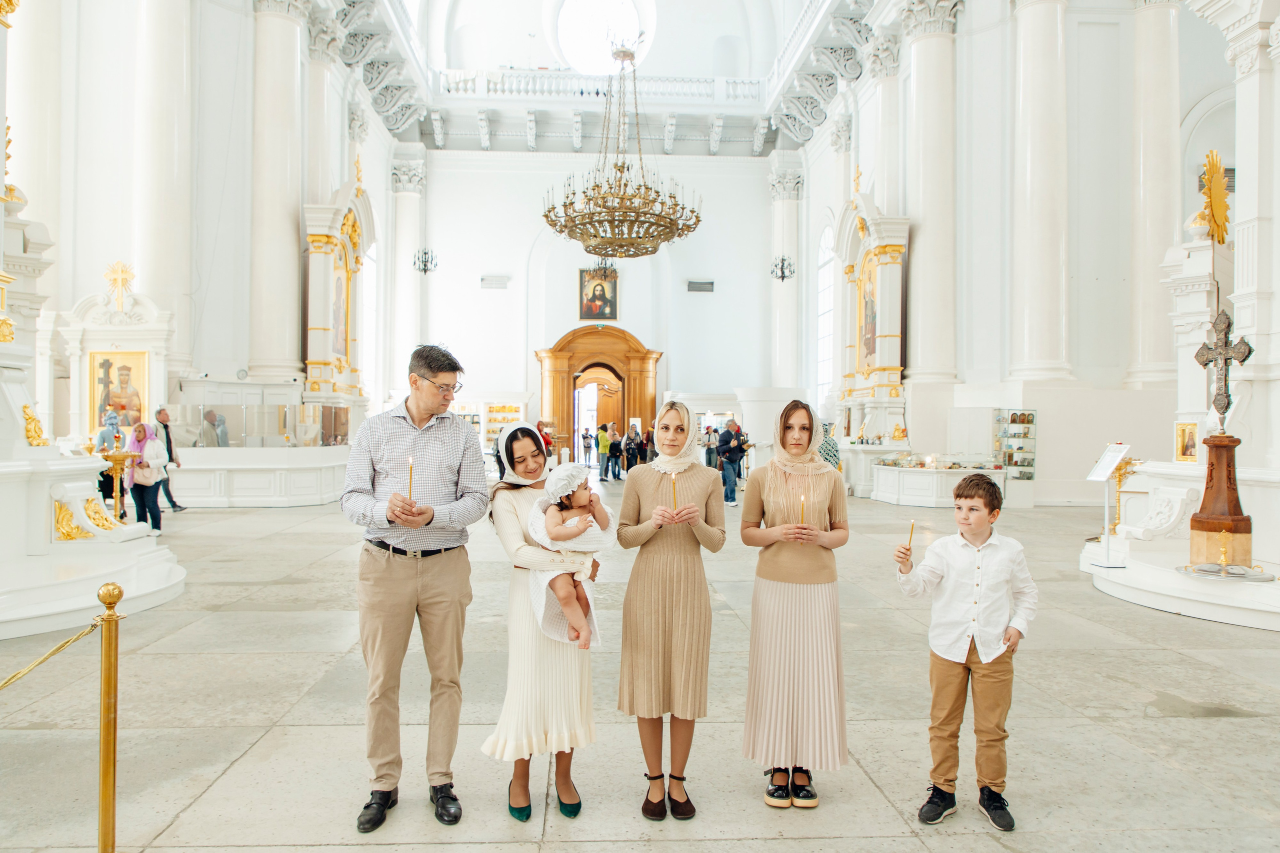 Смольный собор. Фотограф на крещение в Санкт Петербурге