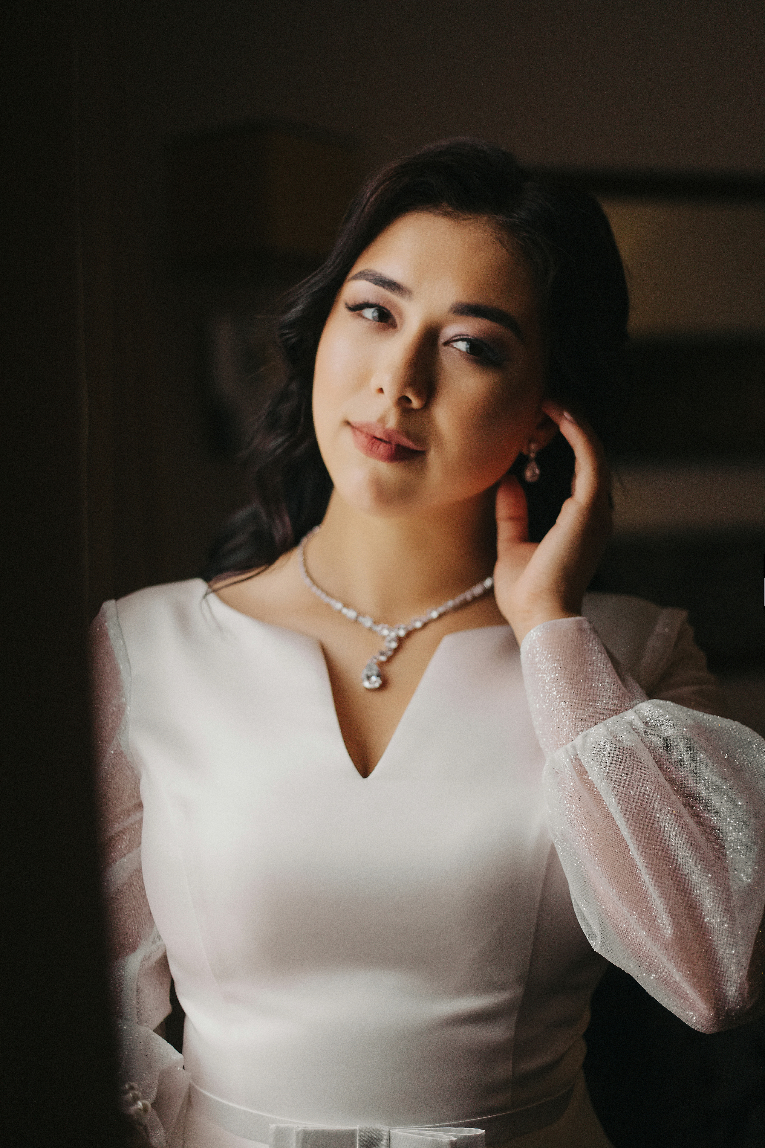 портрет невесты фотосъемка утра в день свадьбы