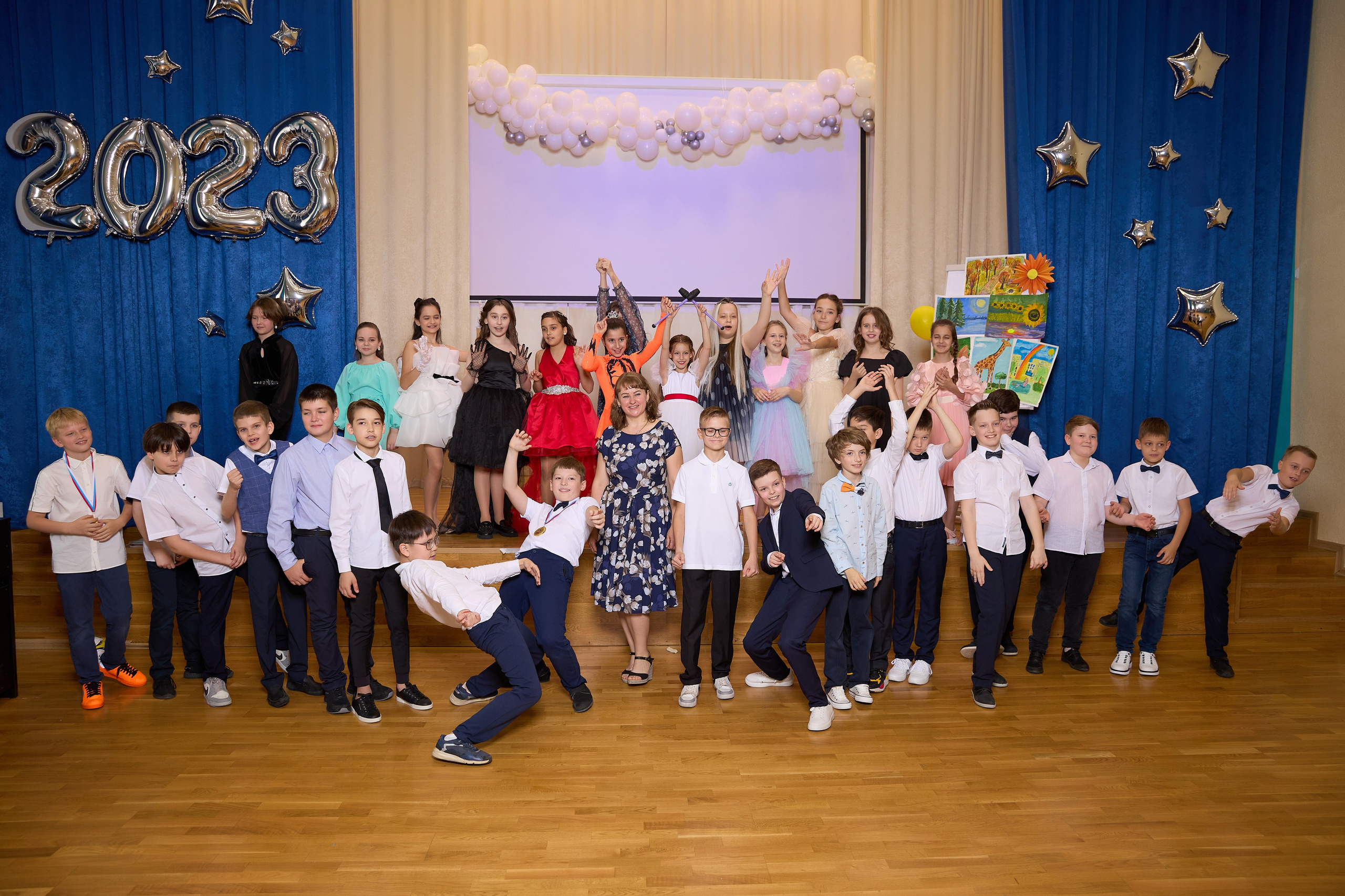 Выпускной в школе. Фотограф Эдуард Леньков. Ростов-на-Дону