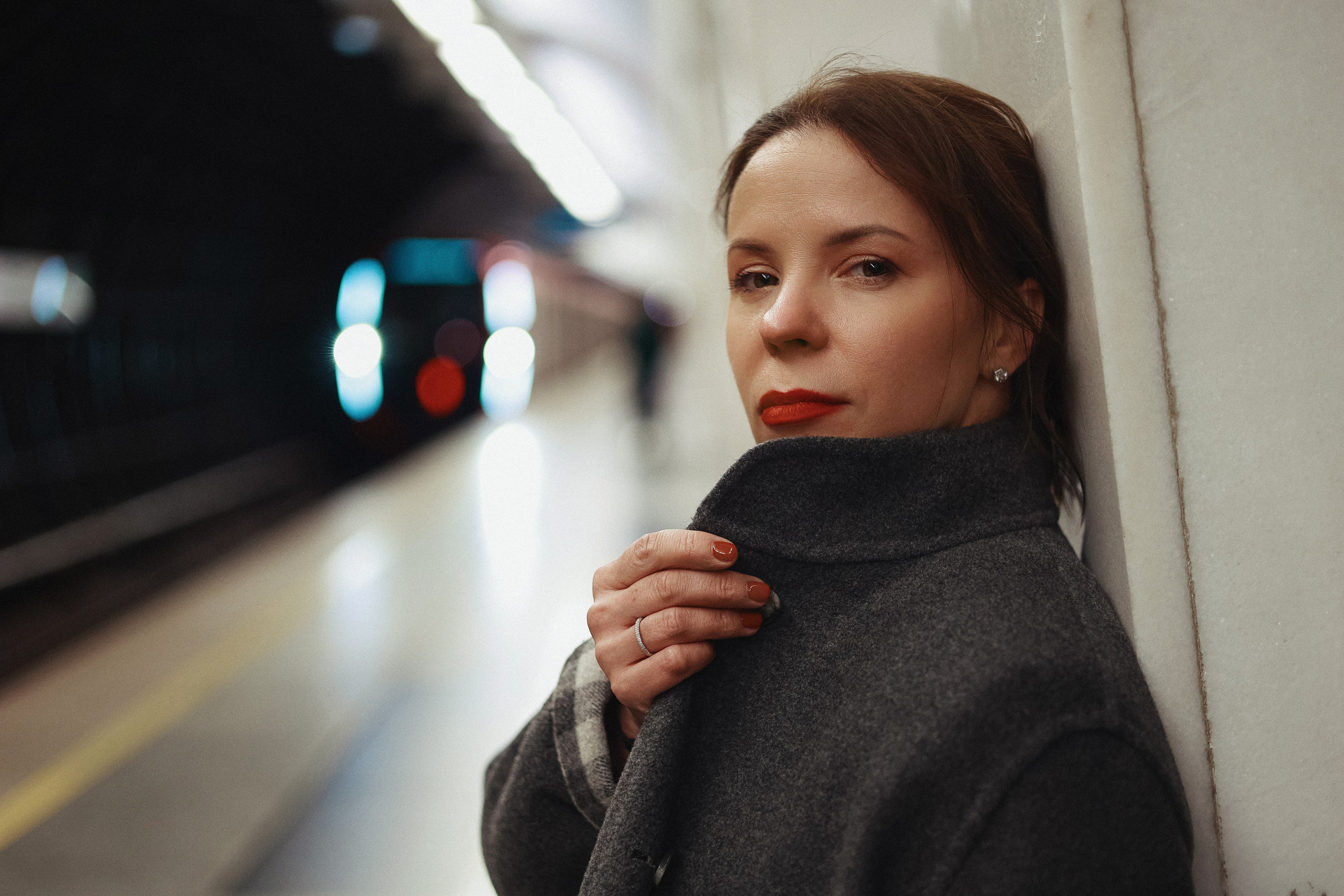 Фотосессия в московском метро. Портретный и семейный фотограф в Москве Мария Рослякова