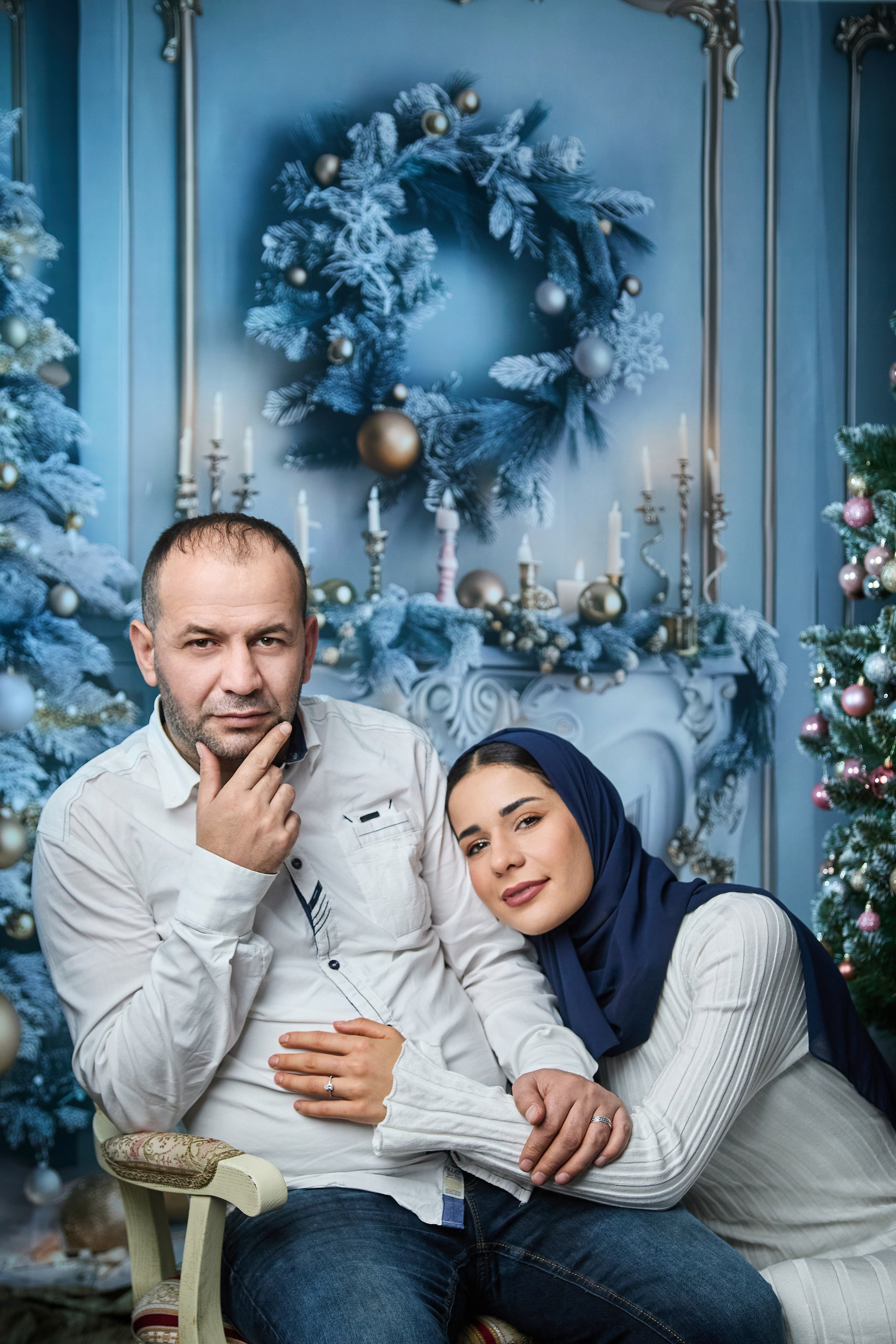 Новогодние фотосъемки в студии