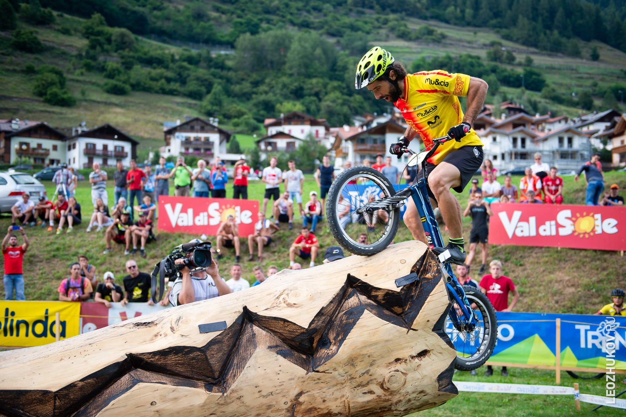 UCI Trials World Championships 2016 — finals. Sports photographer Leonid Zhukov
