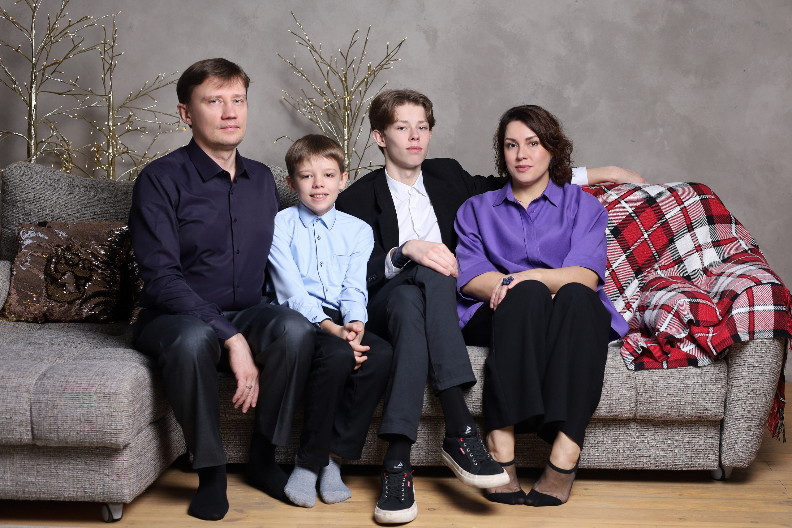 Семейный новый год Ксения. Фотограф в Красноярске Никитина Мария