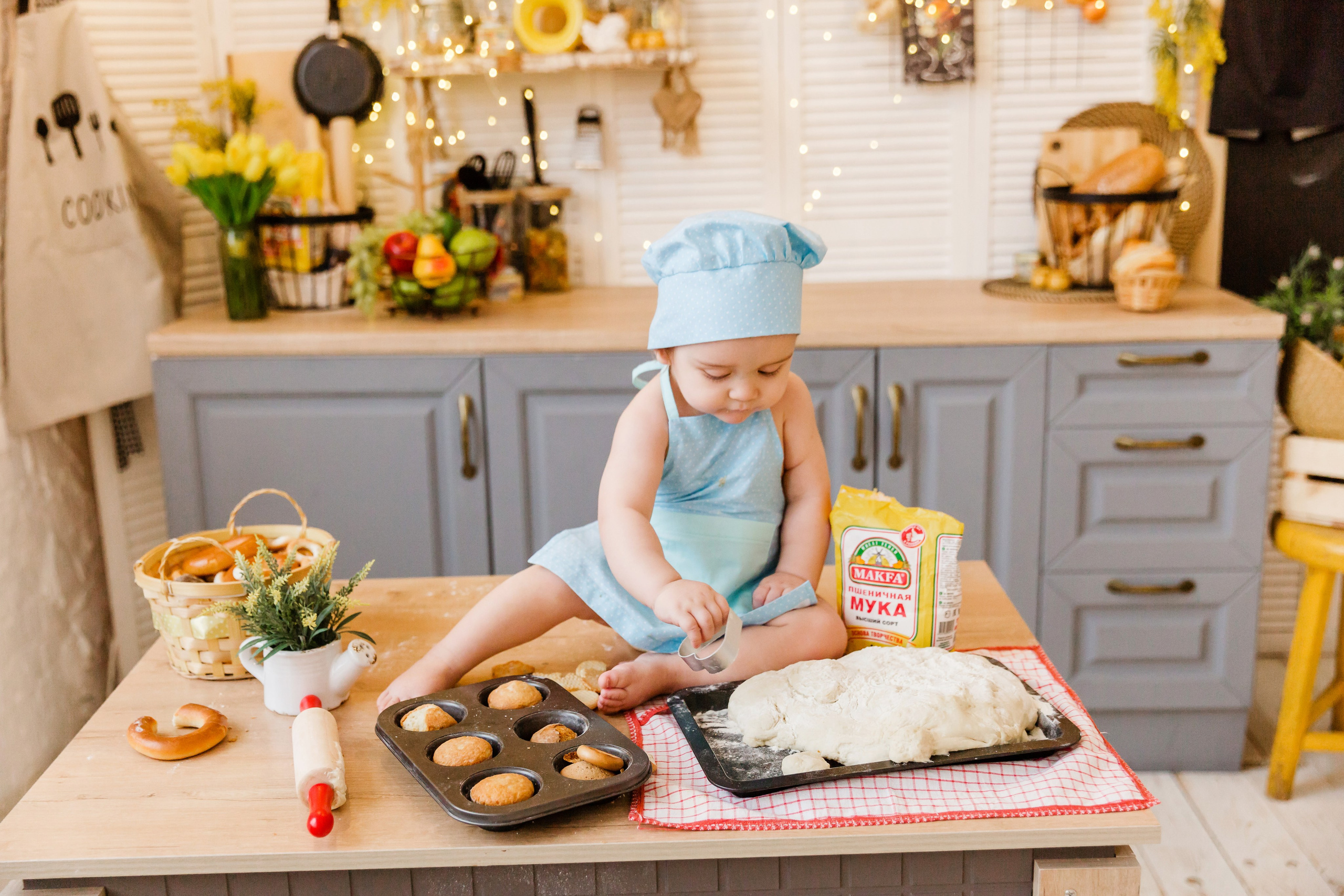 Фотосессия малышей до года