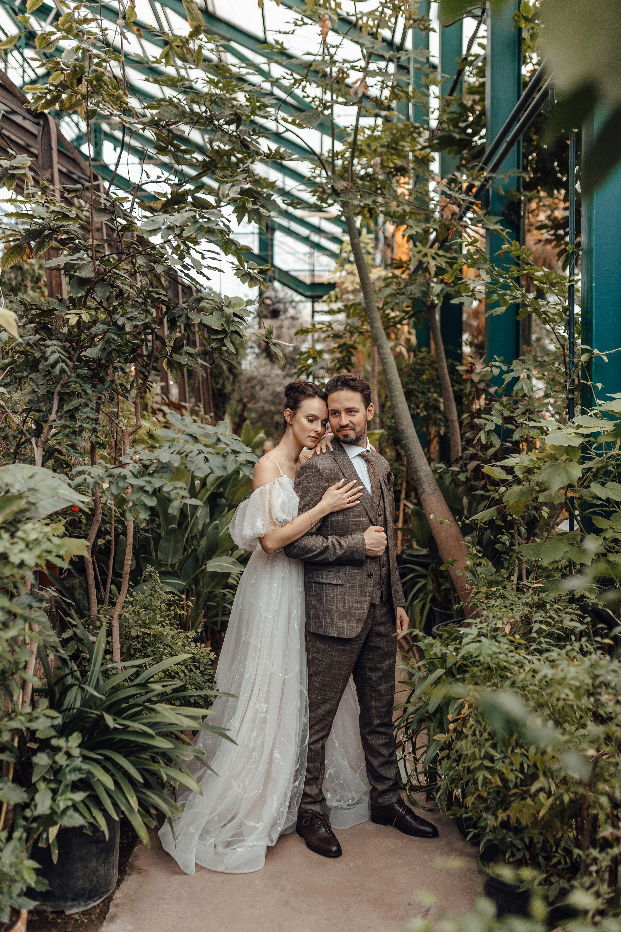 Свадебная фотосессия в Оранжерее Аптекарский огород