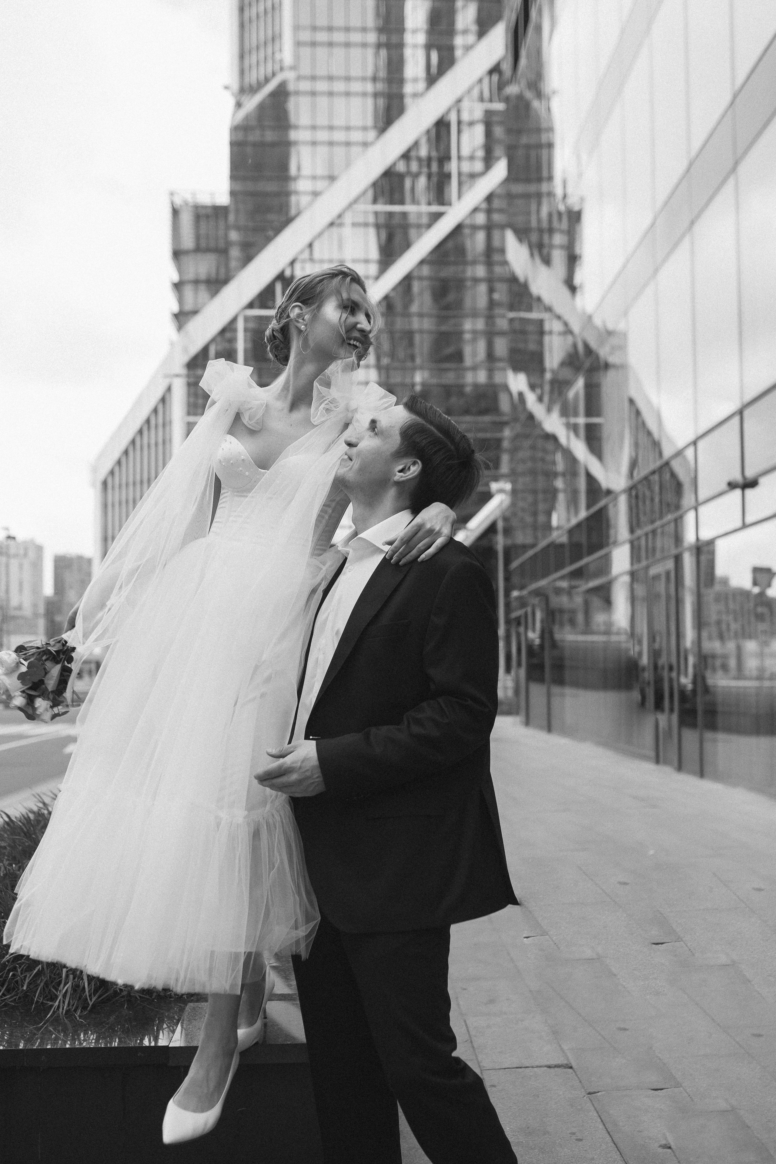 Свадебная фотосессия в Москва-Сити/регистрация в Panorama 360. Свадебный фотограф в Москве Мария Крош