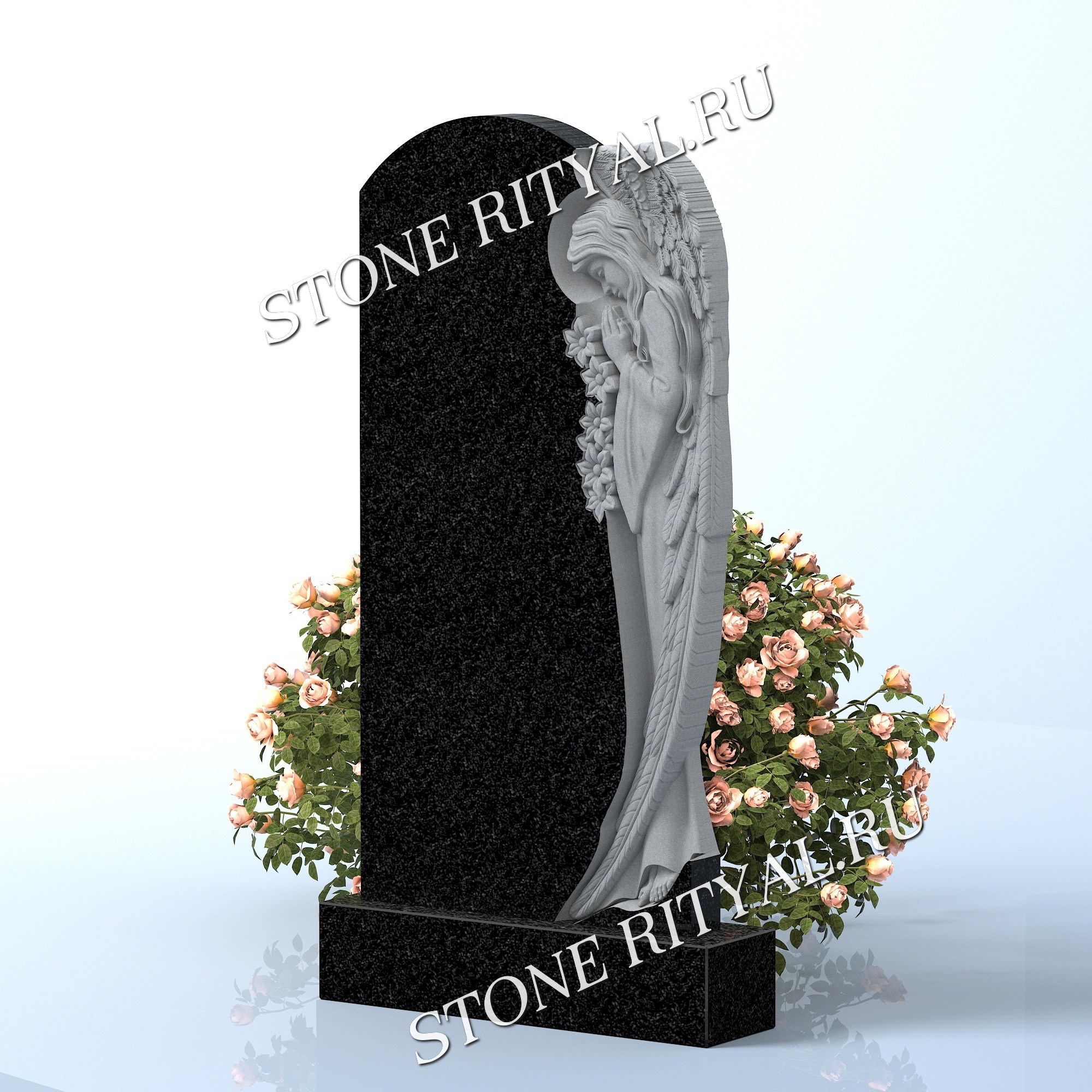 Вертикальные памятники фигурные. Изготовление и установка памятников в Москве и МО