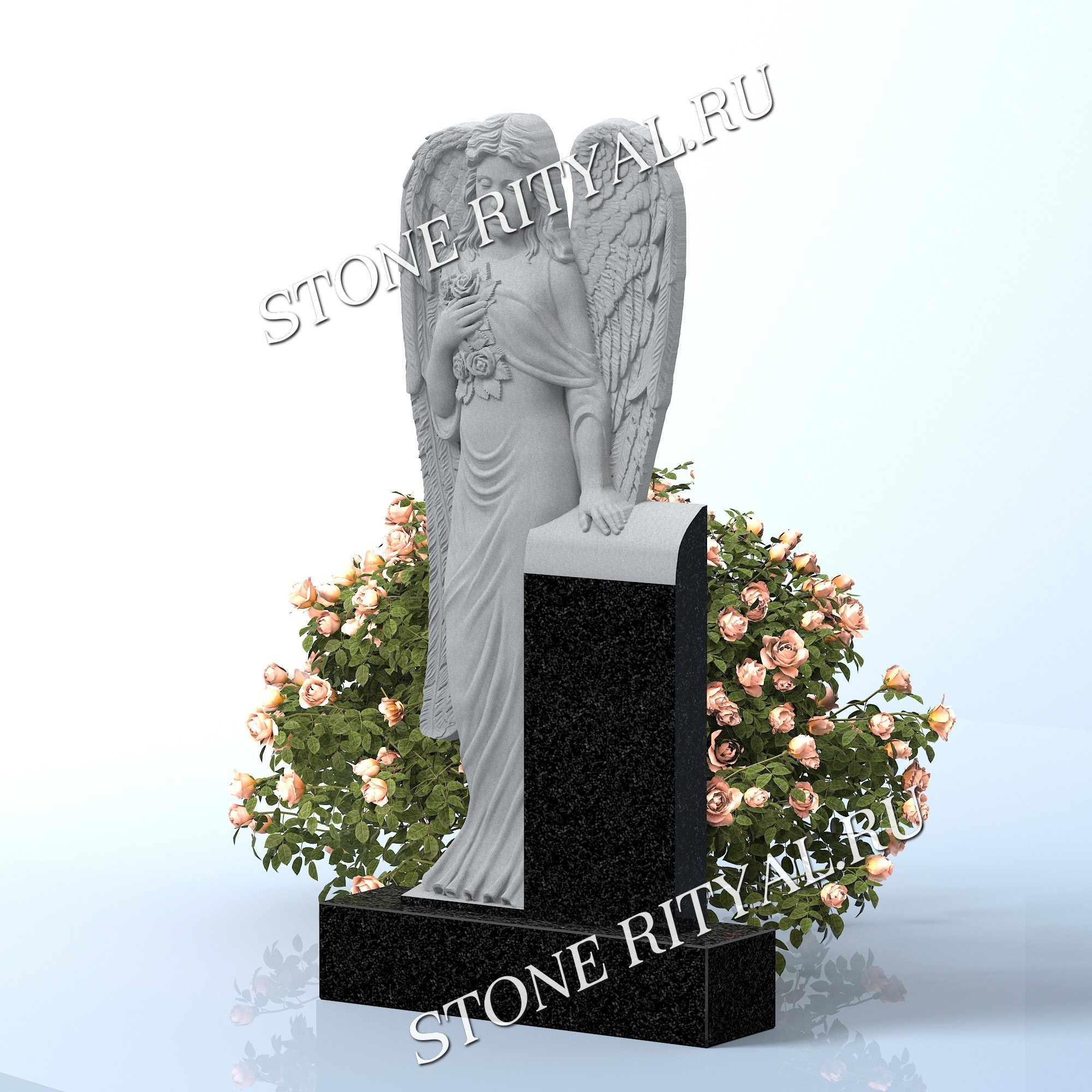 Вертикальные памятники фигурные. Изготовление и установка памятников в Москве и МО