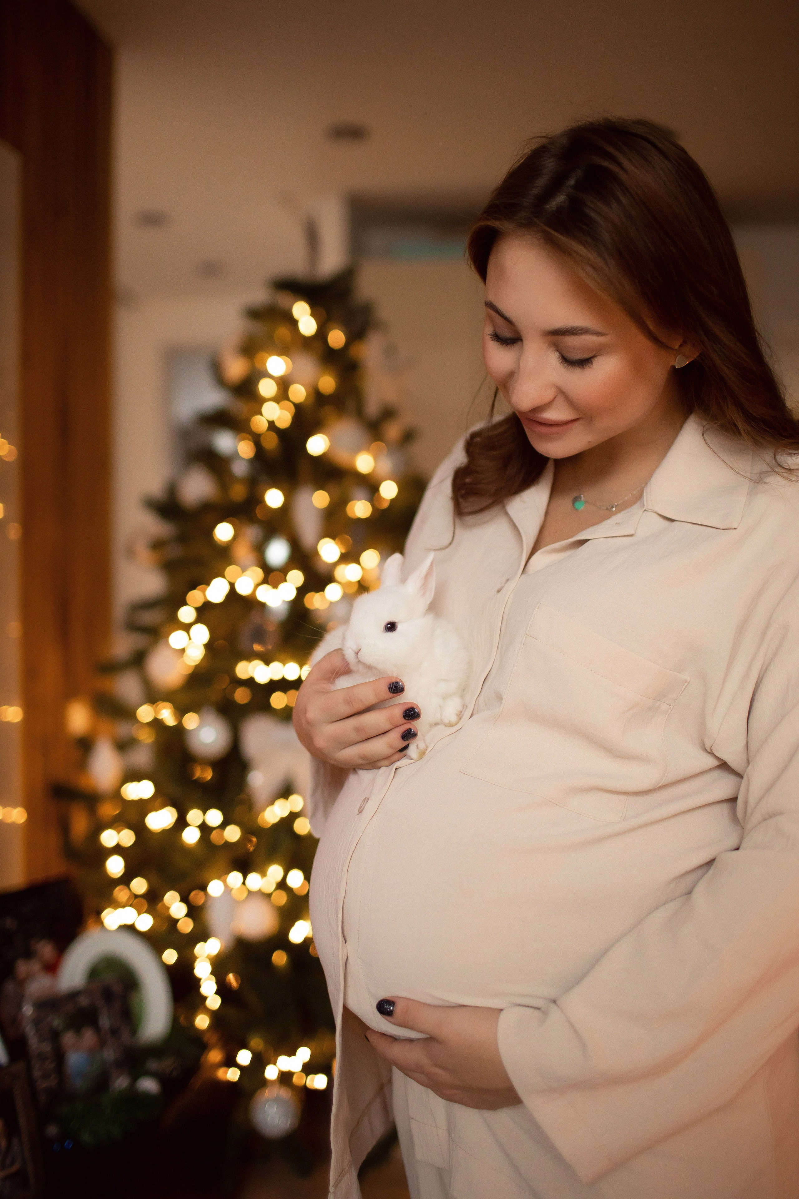 фотосессия беременности дома