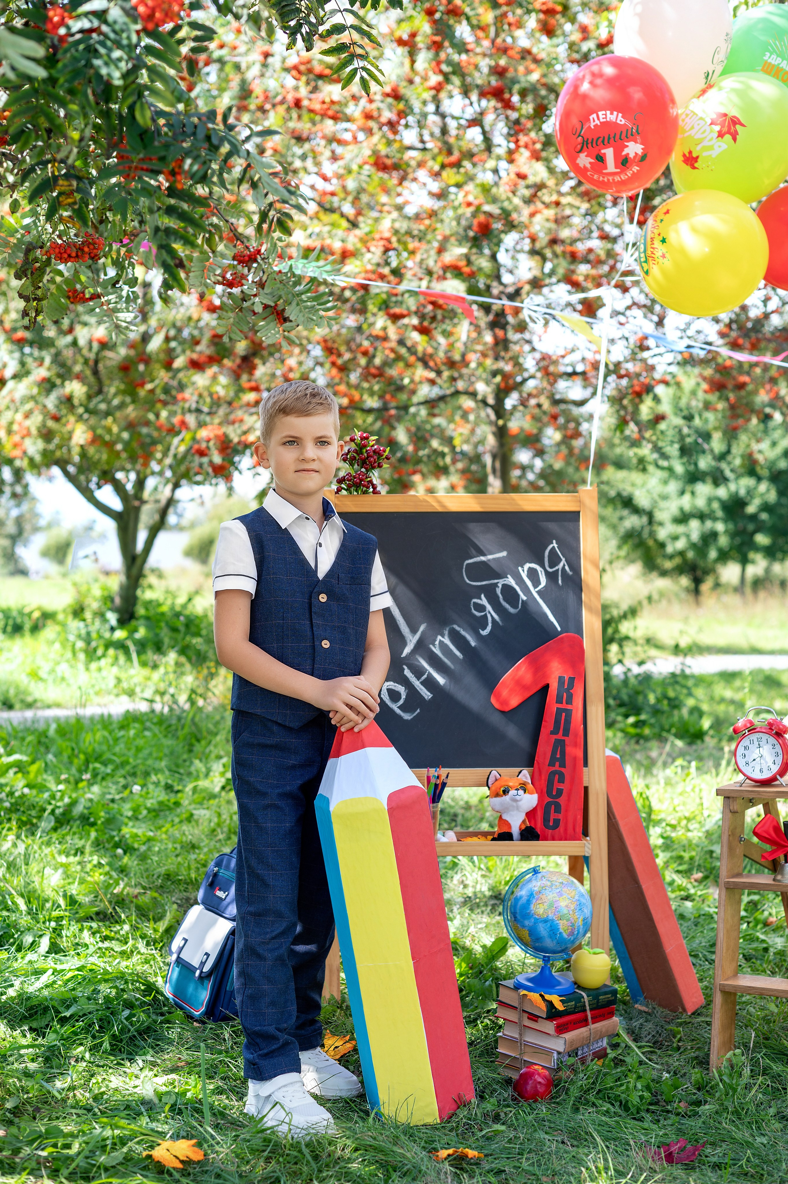 идеи для фотосессии первоклашек