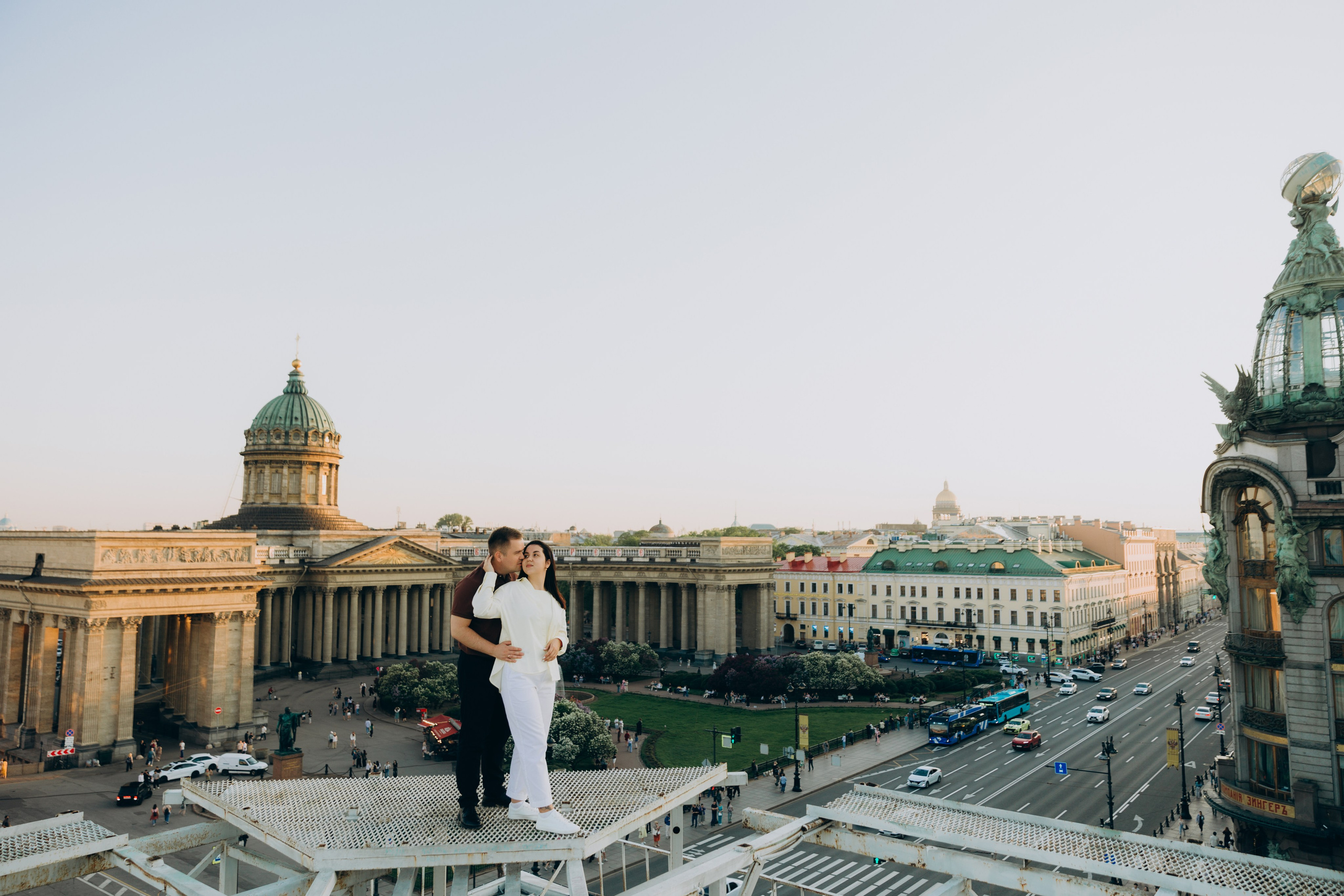 Фотосессия на крыше в Санкт-Петербурге, напротив Казанского собора. Photographer in Saint Petersburg, Russia Razilya Idiyatullina Brazilya_ph