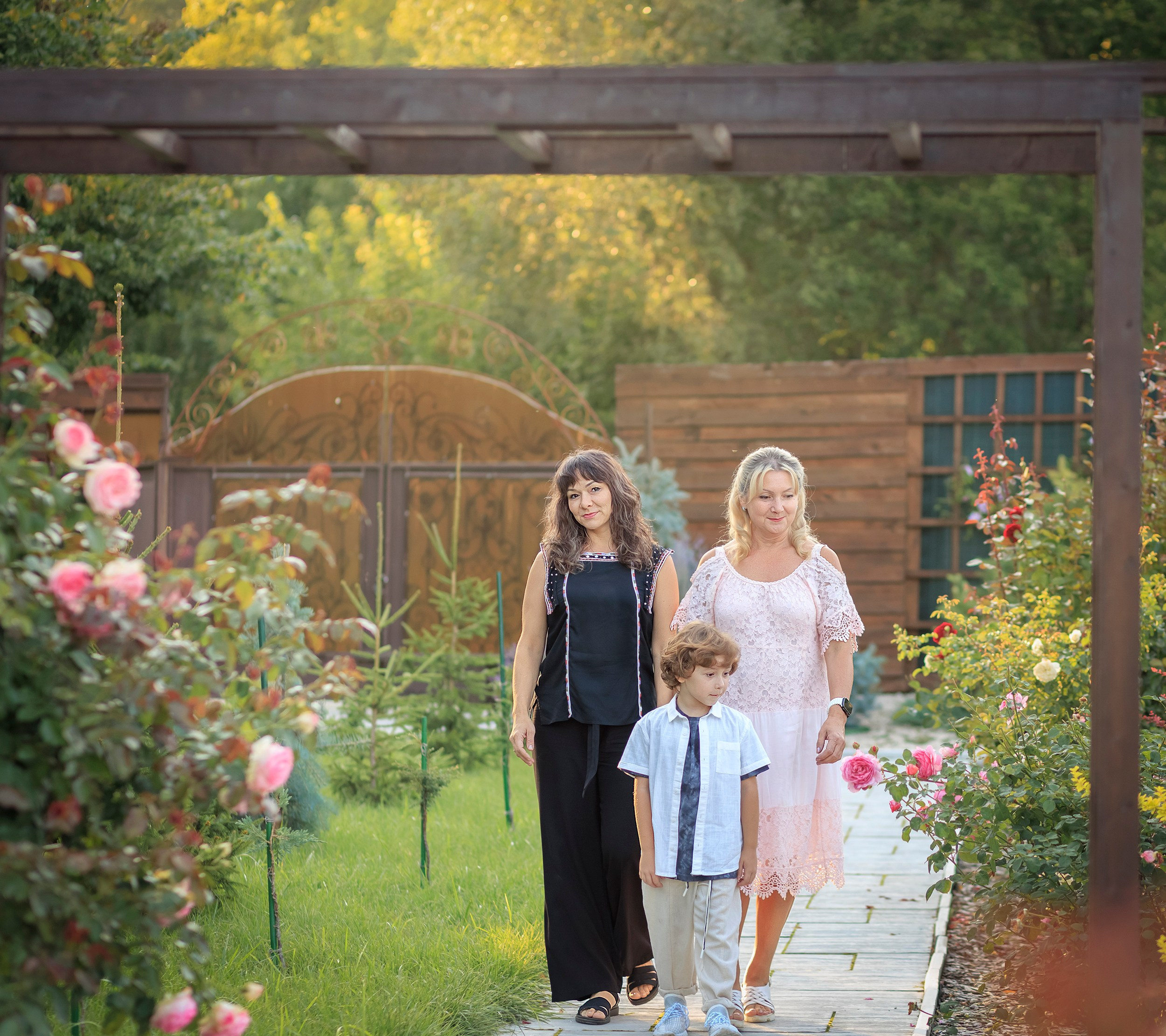 семейная фотосессия на природе