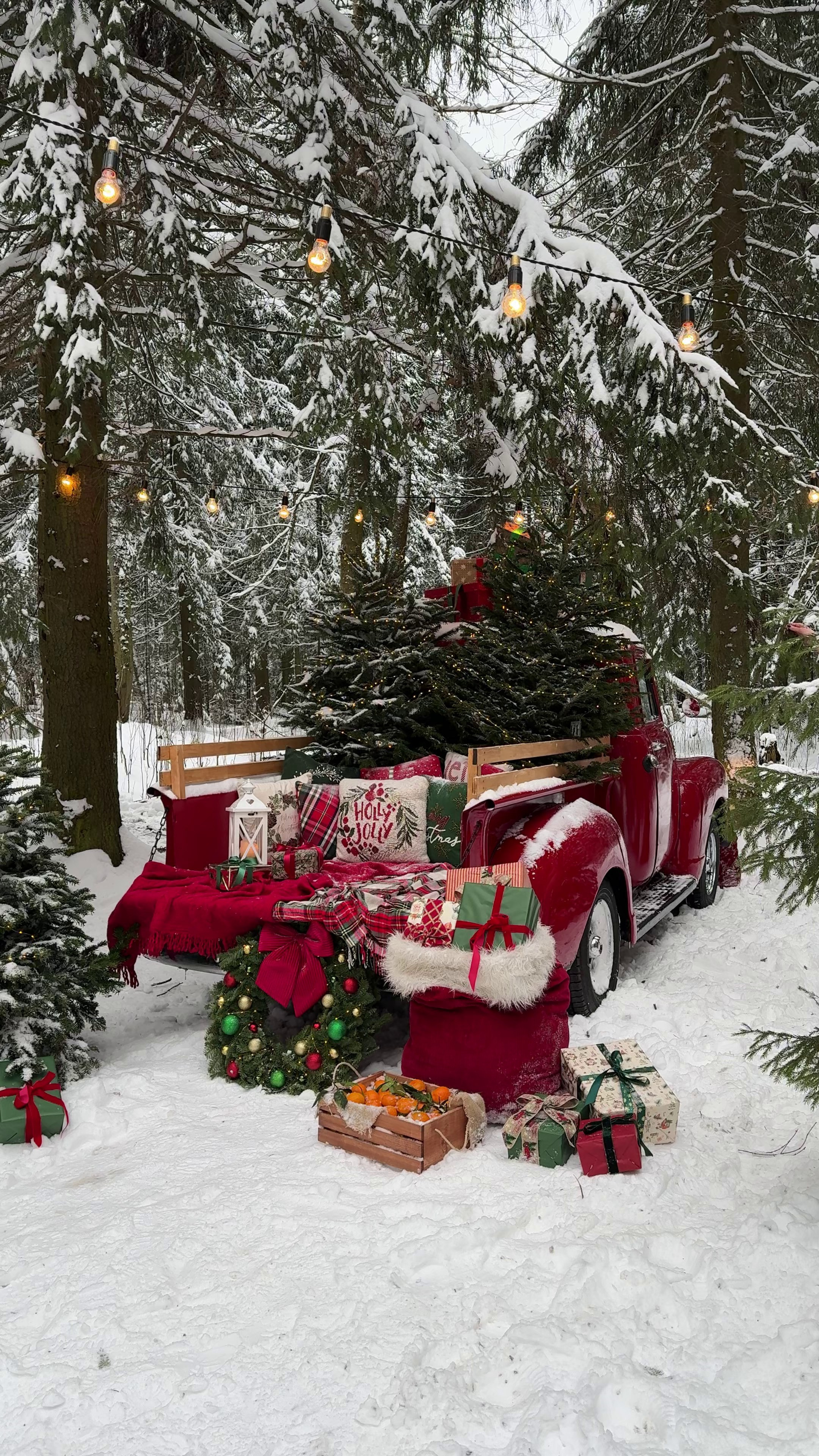 Новогодние фотосессии — уличные локации. Семейный и детский фотограф в Москве Вера Ускова