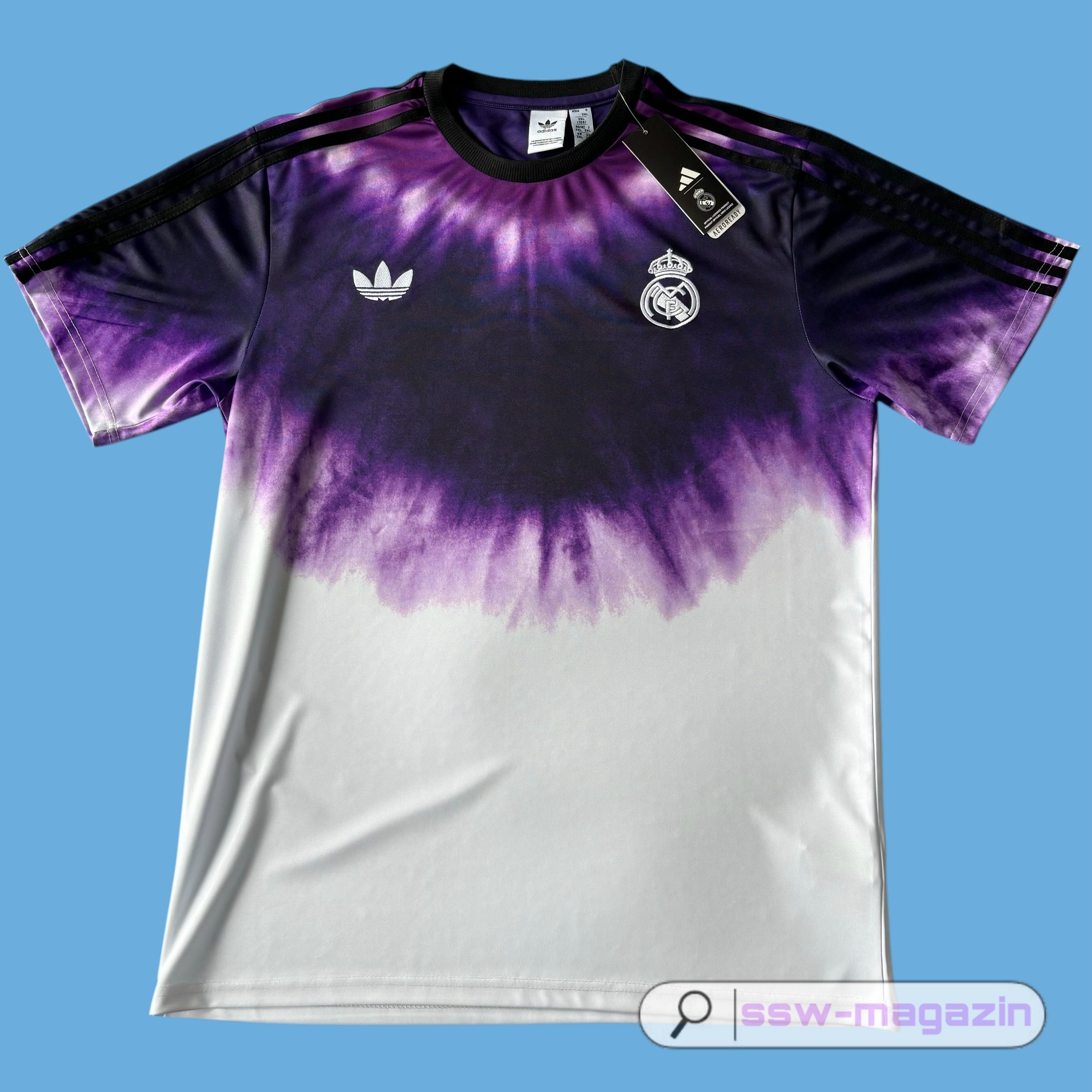 Футболка Real Madrid градиент 2025-2026. Футбольный магазин — ssw_magazin