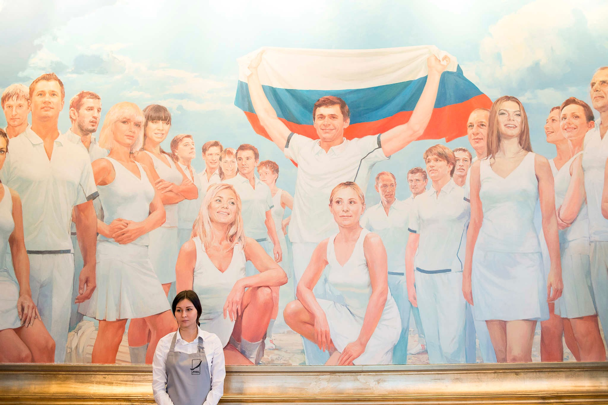 Деловой завтрак в ресторане Байкал на международном инвестиционном форуме в Сочи в 2019 году. Съемка для РБК