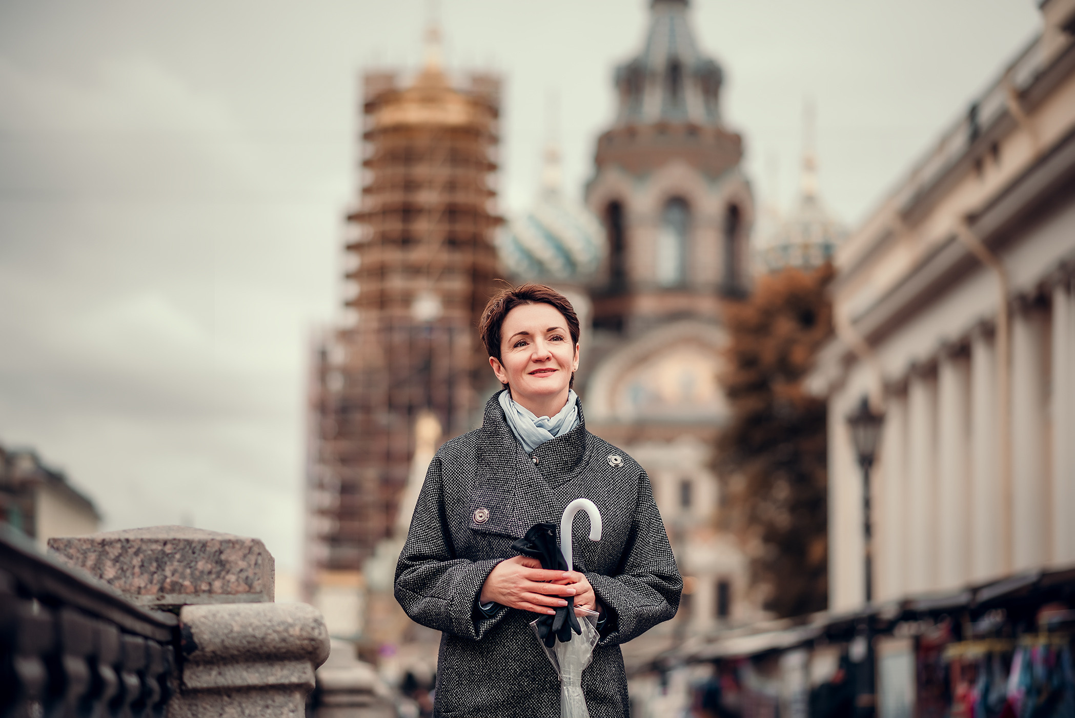 Наталья, крыша + Михайловский сад. Фотограф в Санкт- Петербурге Мария Золотарь