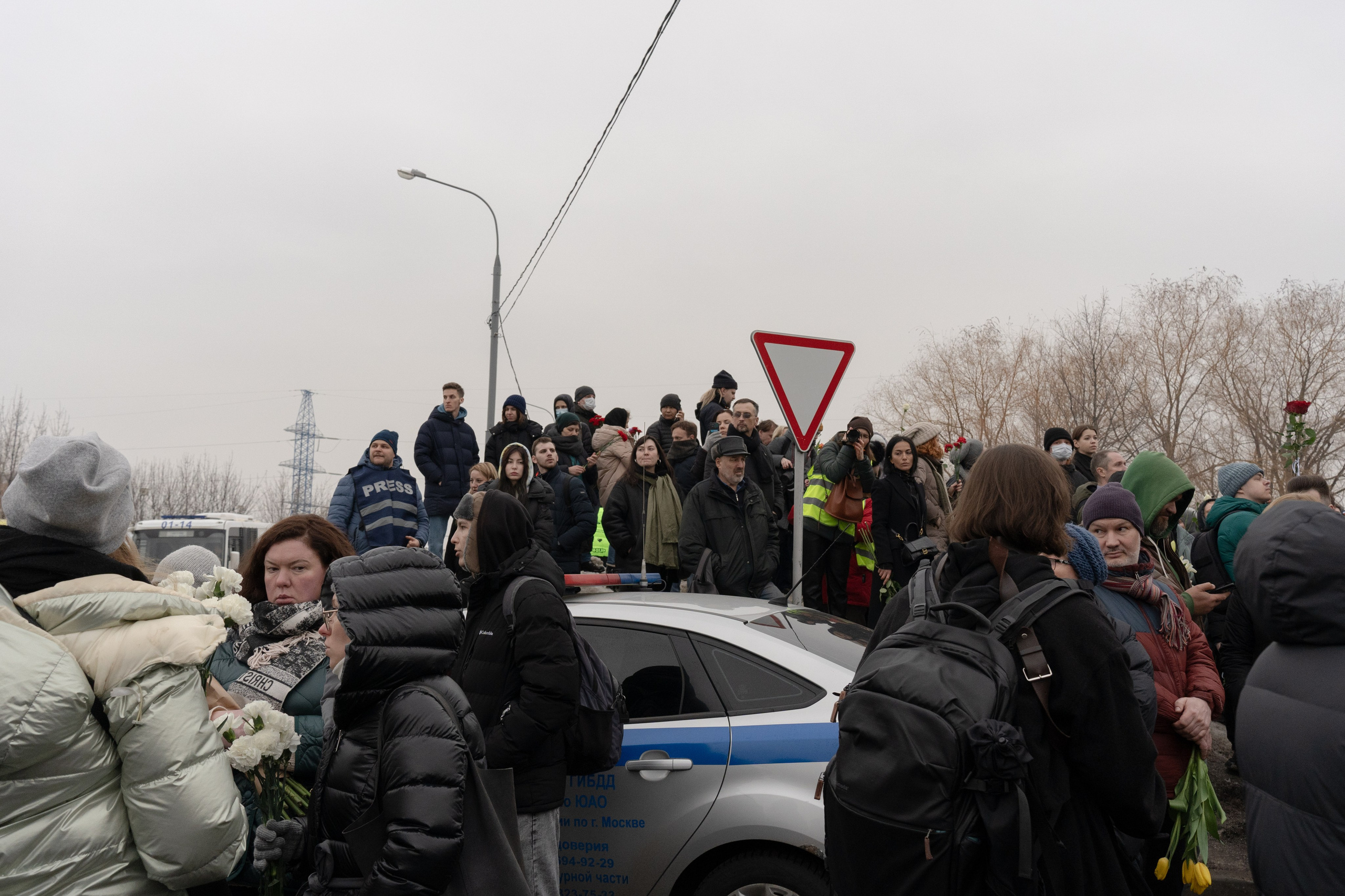Funeral of Alexei Navalny. Ksenia Maksimova