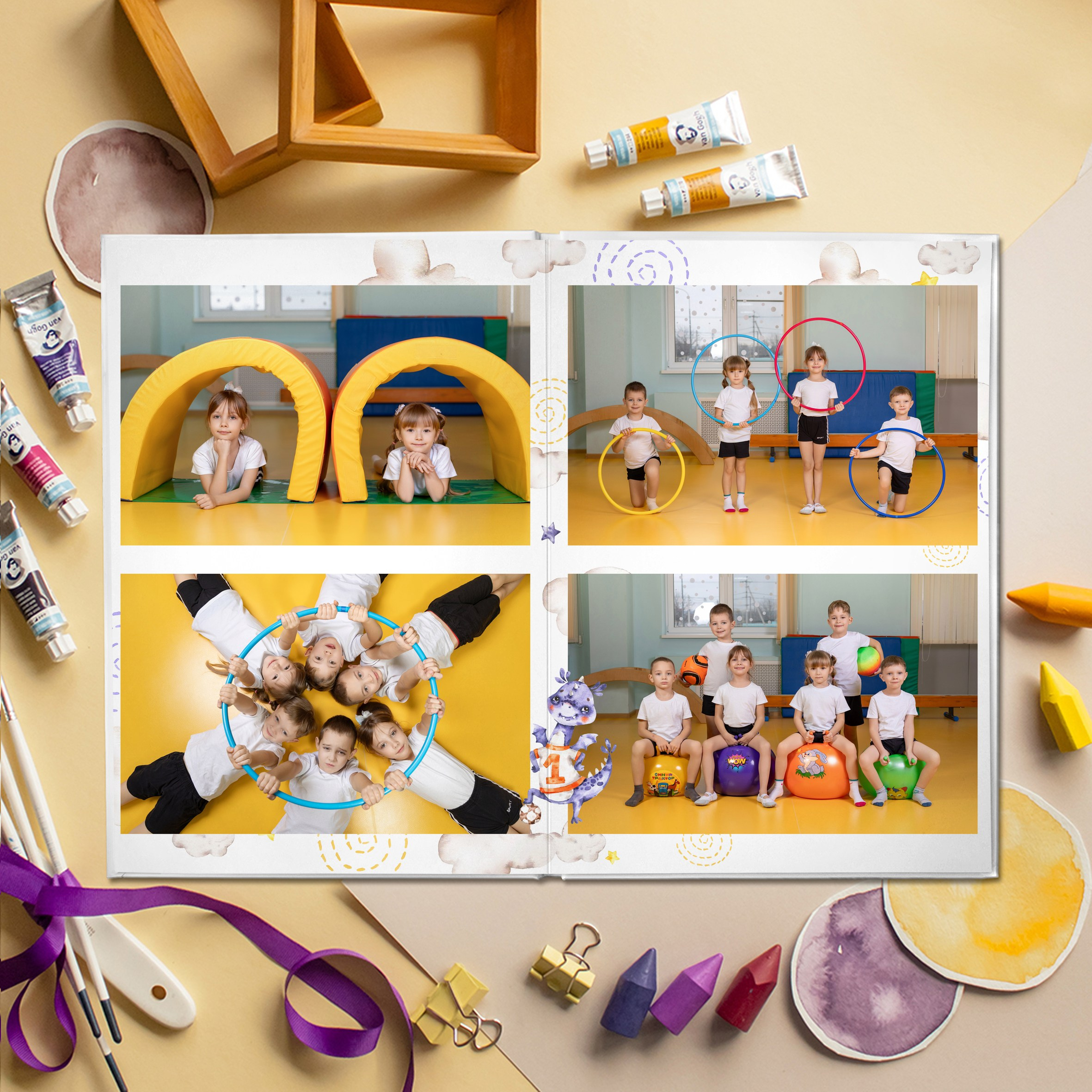 Альбом 5 разворотов ДС. Выпускные альбомы Новороссийск