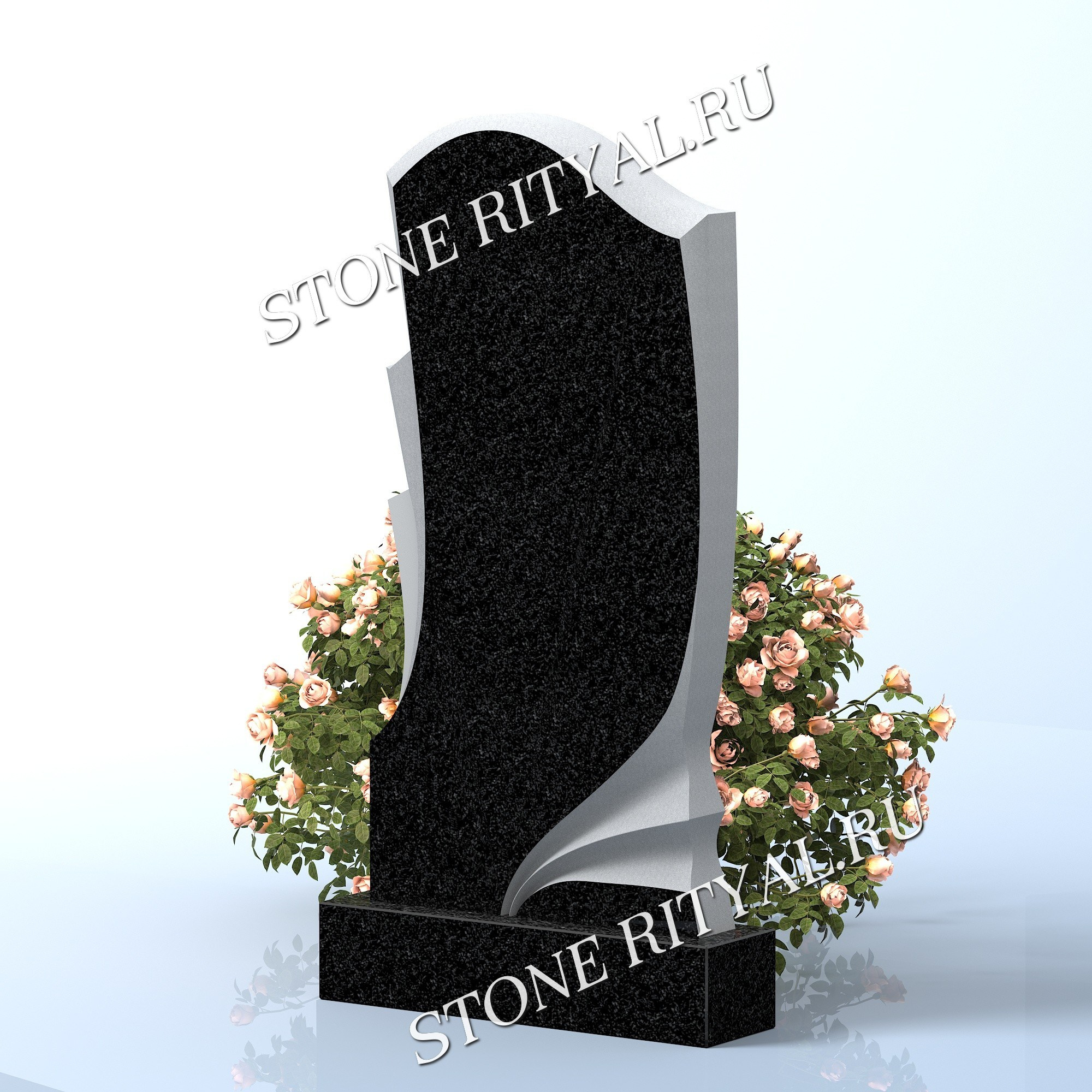 Вертикальные памятники прямые. Изготовление и установка памятников в Москве и МО