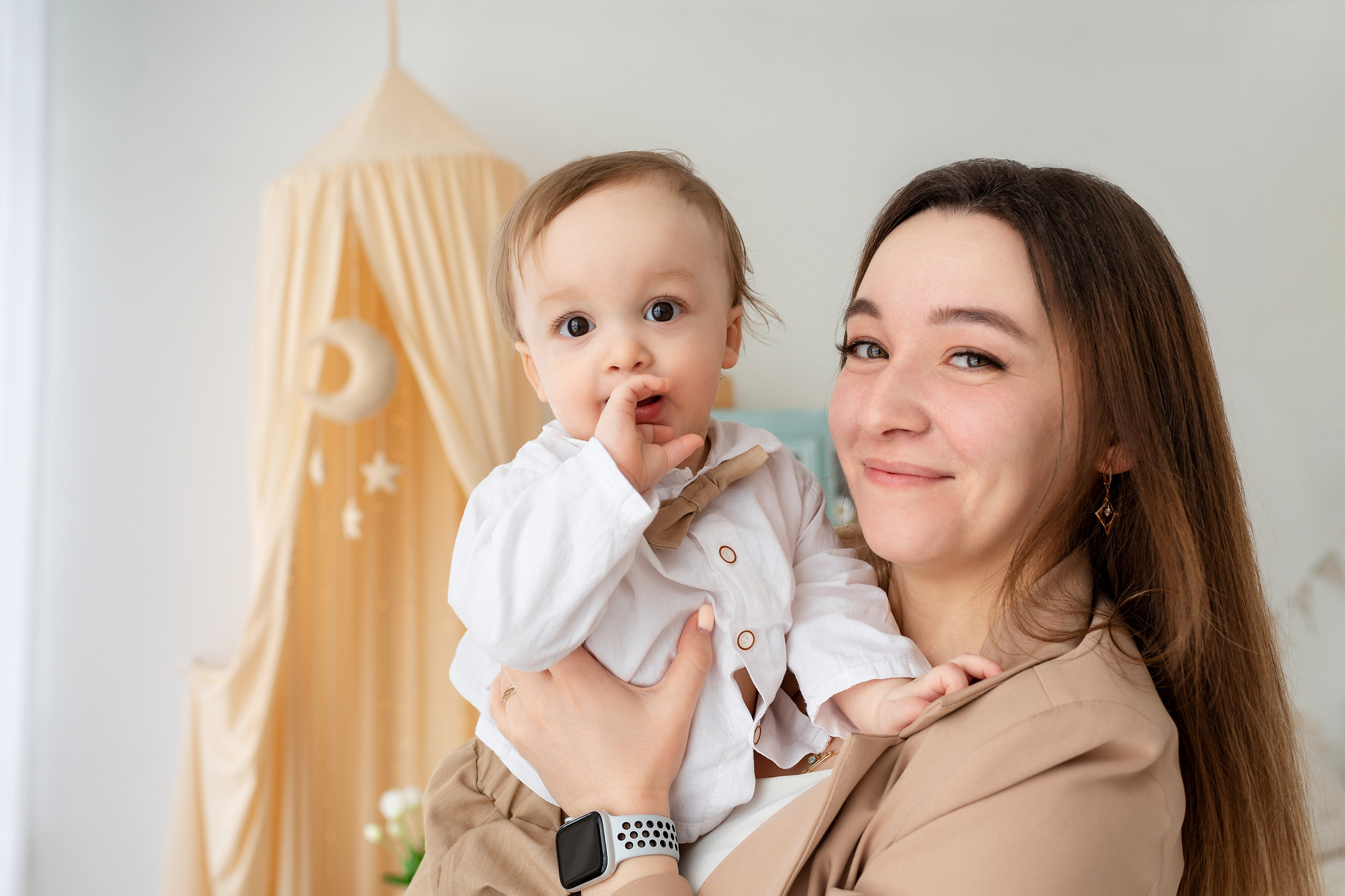 Фотосессия на годик для Жени. Детский фотограф новорождённых в Барнауле Ксения Хомкина