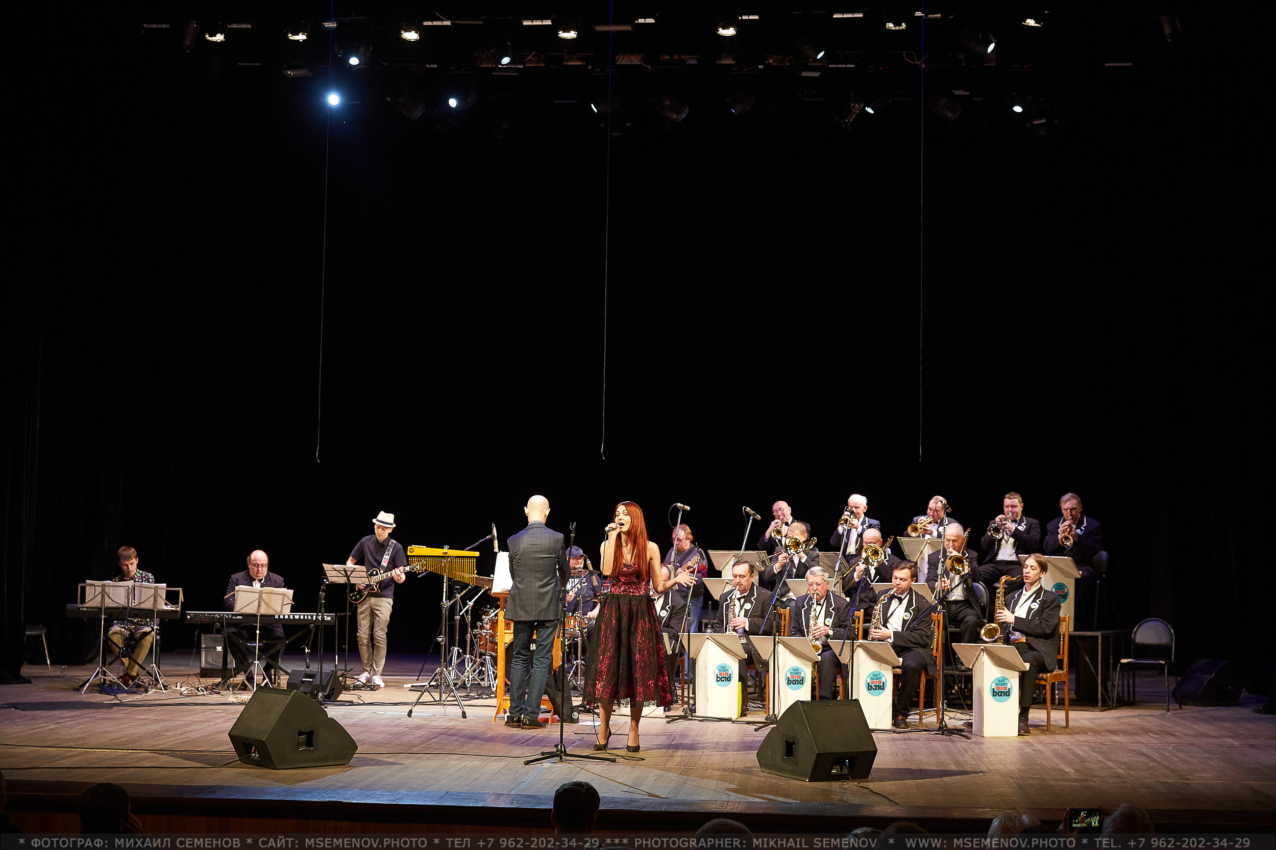 Концерт Оркестра им. В.Н. ПАВЛУШОВА. Photographer for business Mikhail Semenov. Aqua photo studio, photo school