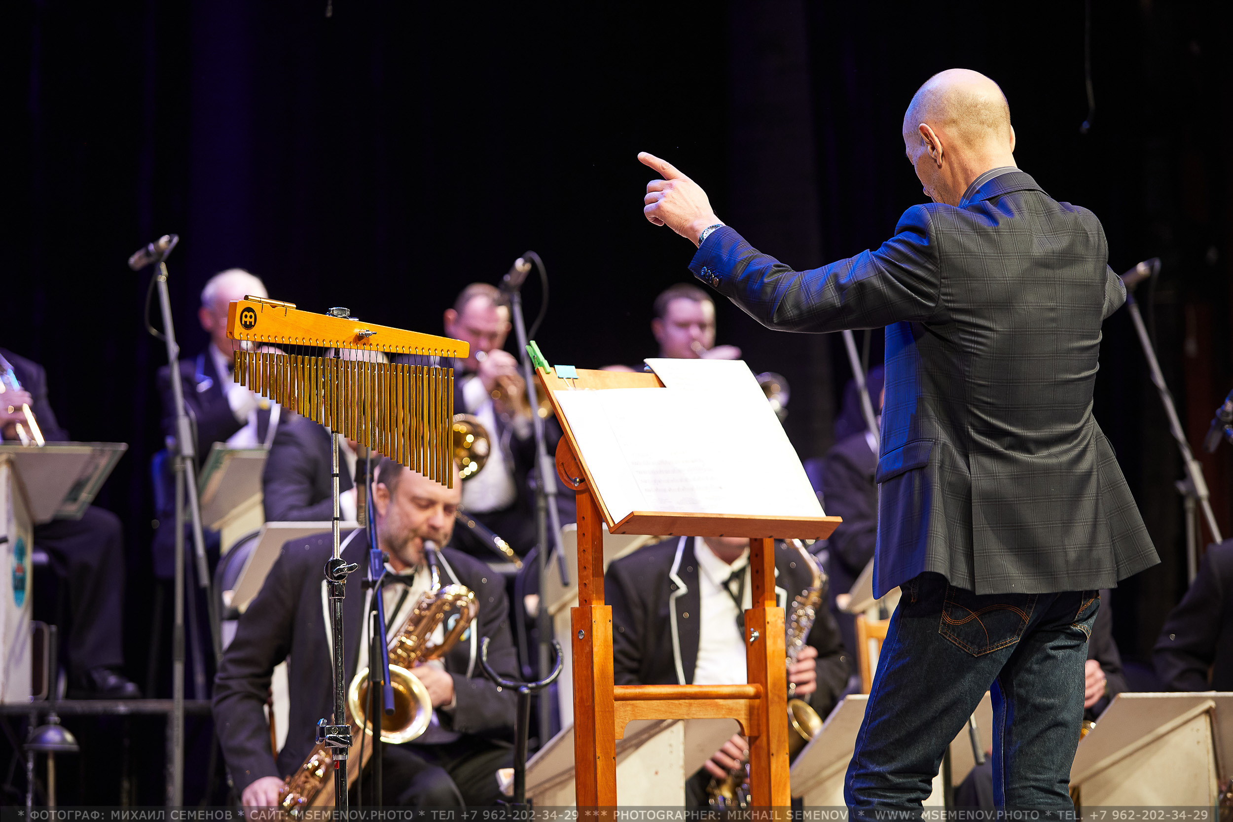 Концерт Оркестра им. В.Н. ПАВЛУШОВА. Photographer for business Mikhail Semenov. Aqua photo studio, photo school