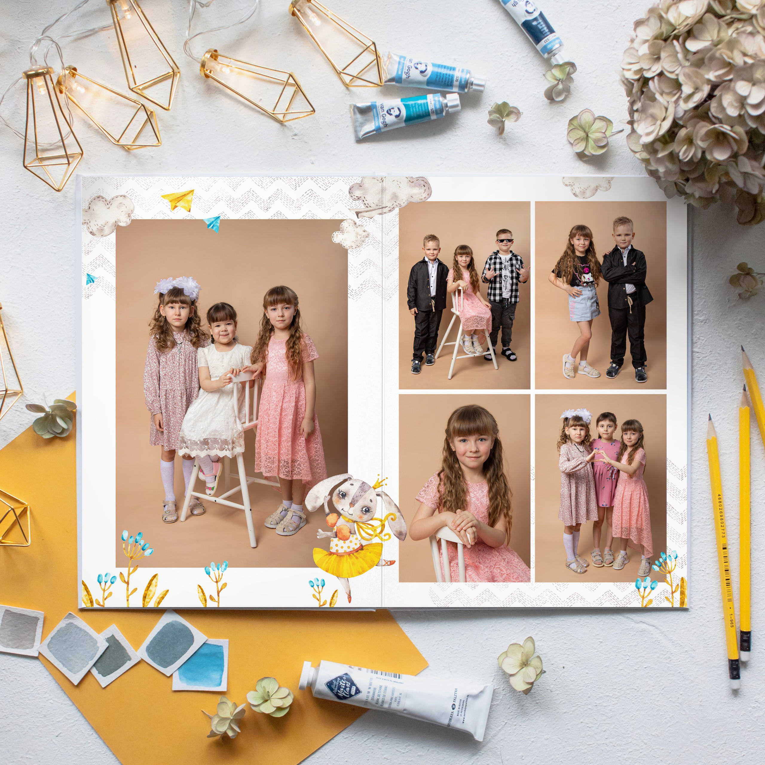 Выпускные фотокниги для детского сада. Фотограф Айгуль Габсаматова Октябрьский